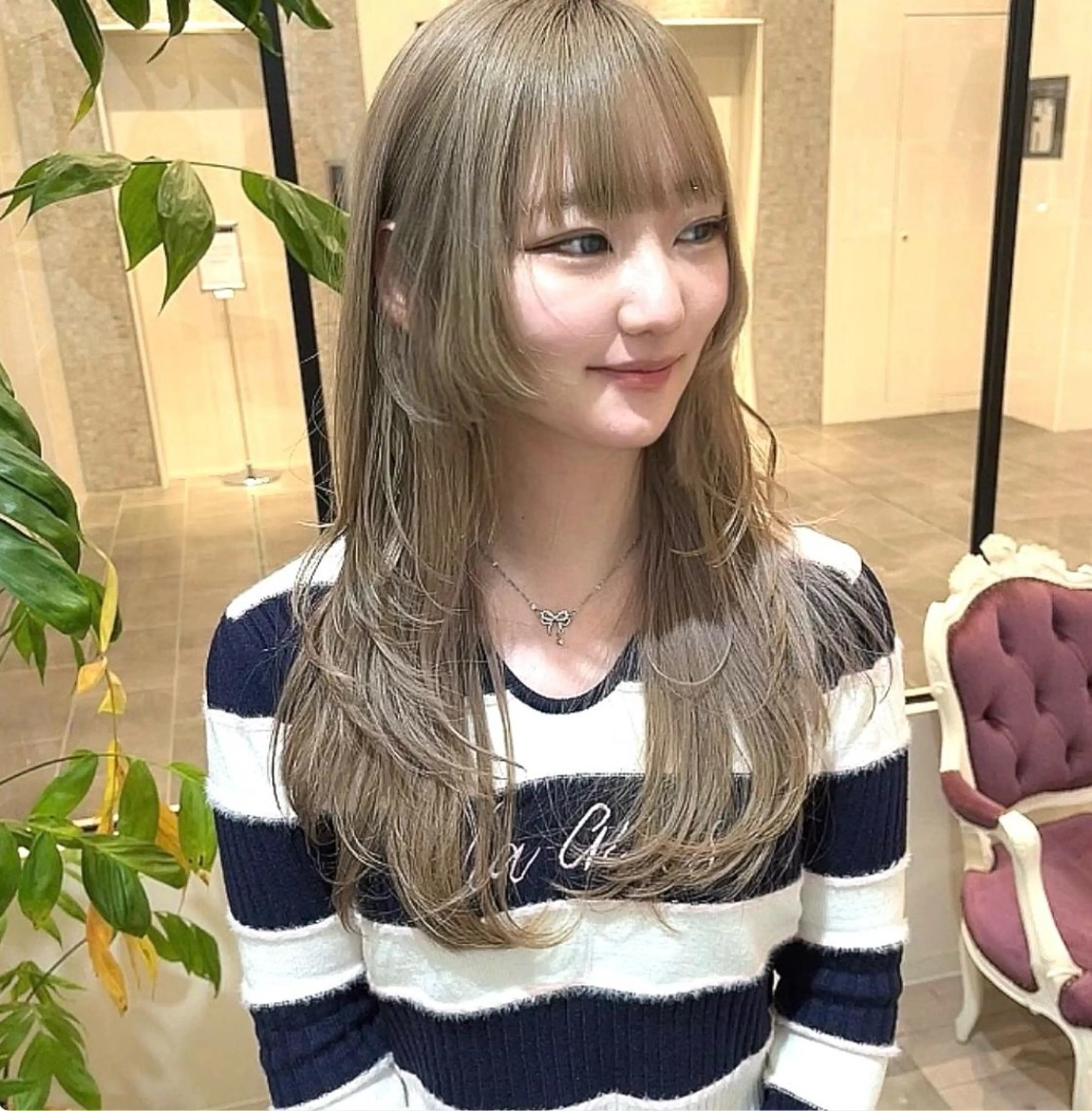 ロング 髪質改善 田中大貴のヘアスタイル