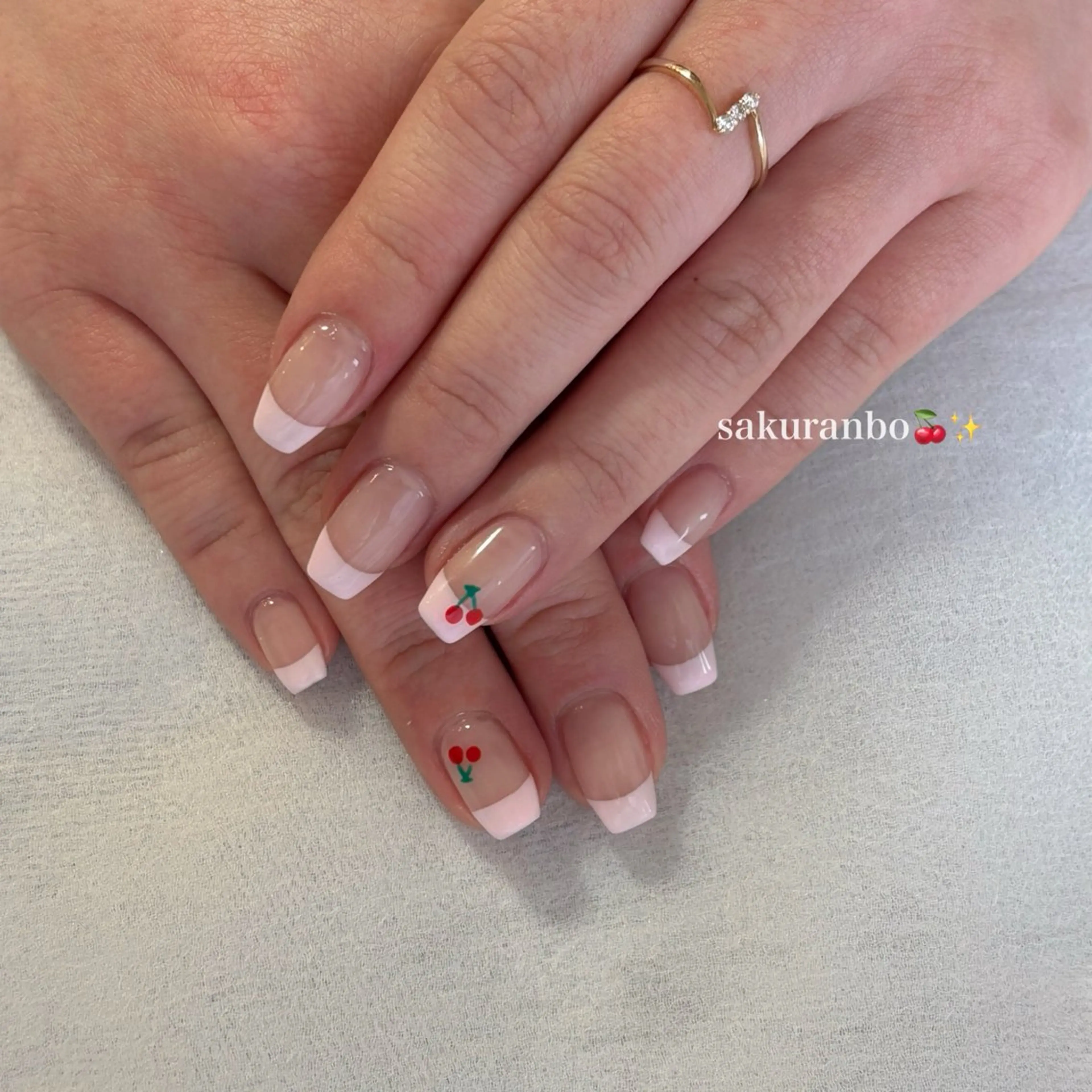 ネイル アートネイル フレンチネイル ピンク Rich+nail Mayuのネイルデザイン