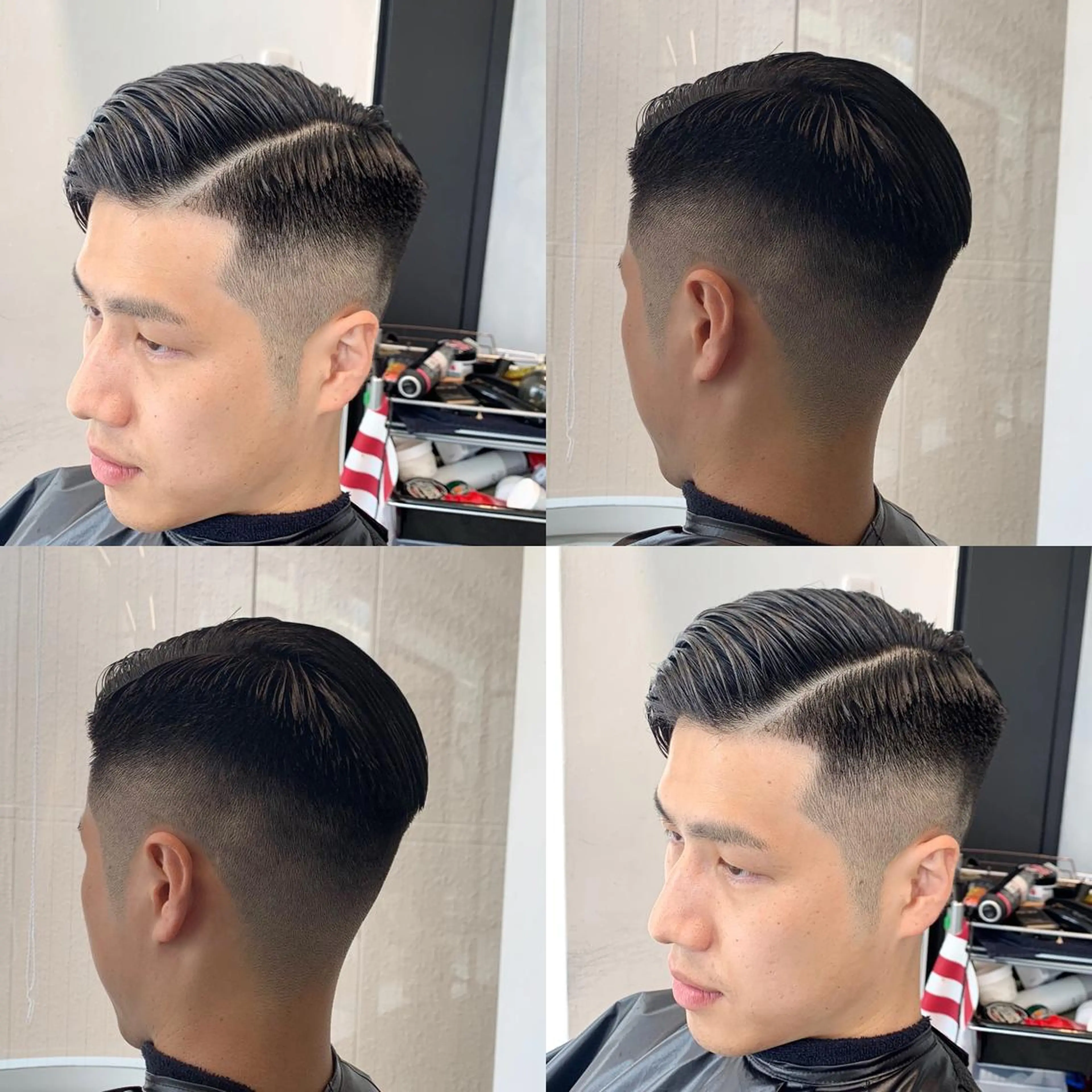 ショート メンズ トリートメント 及川シゲル 髪質改善講師のヘアスタイル