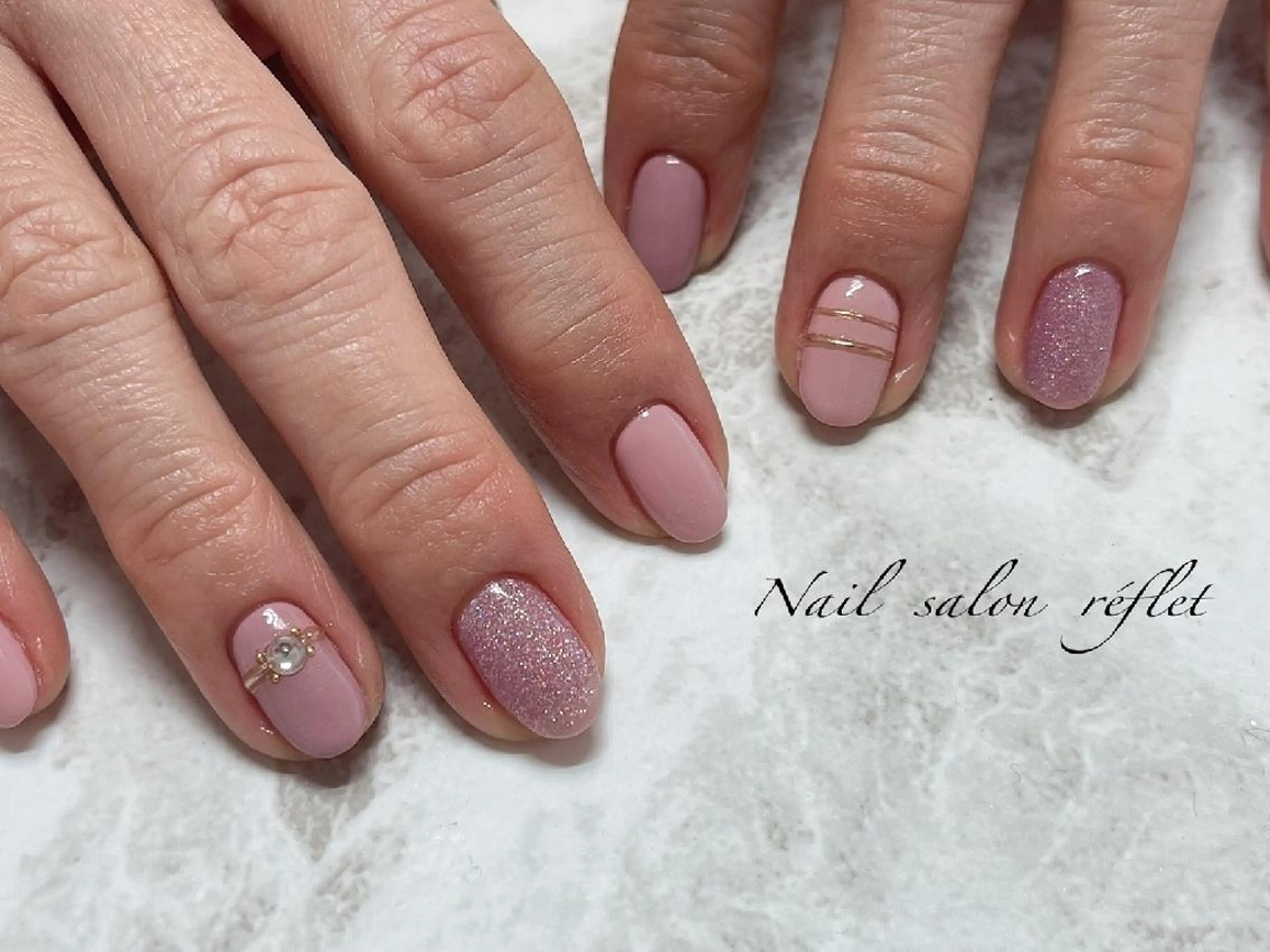 ネイル ハンドネイル Nailsalon Lebelのネイルデザイン