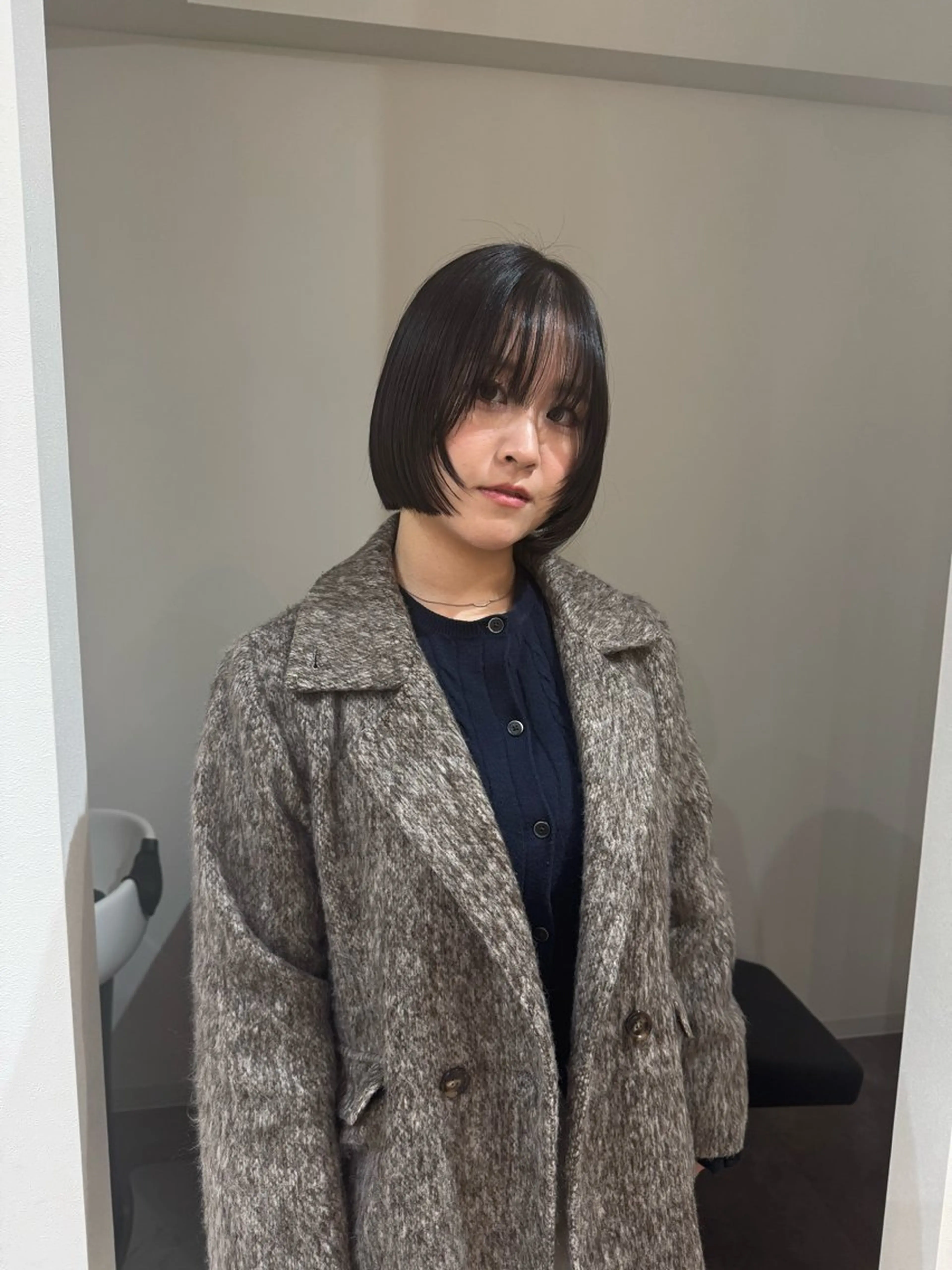 ショート カラー 大人な抜け感レイヤー remi🖤のヘアスタイル