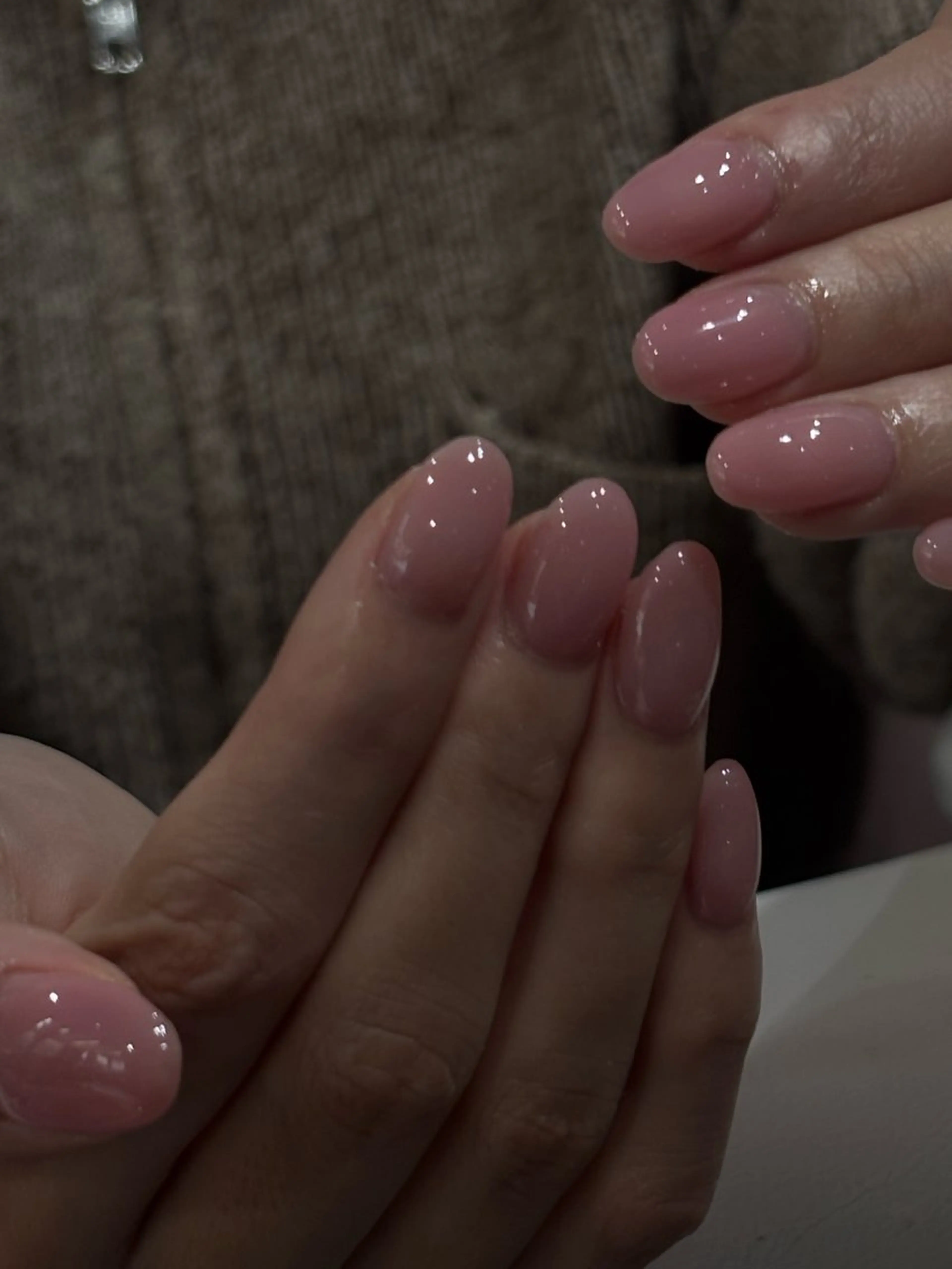 ネイル ワンカラーネイル Dark Honey Ivyのネイルデザイン