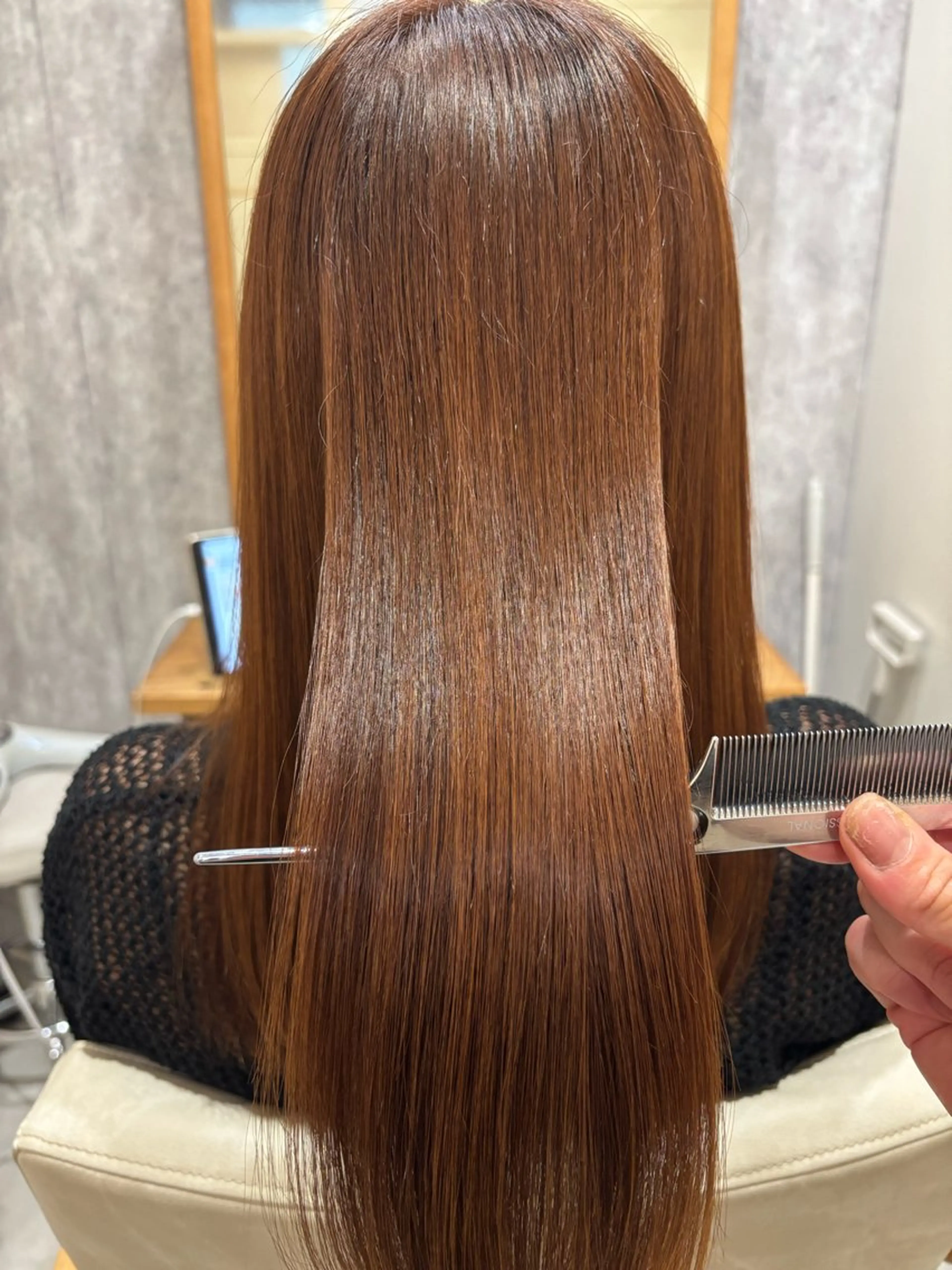 ロング KAEDE💖 縮毛矯正/艶カラーのヘアスタイル