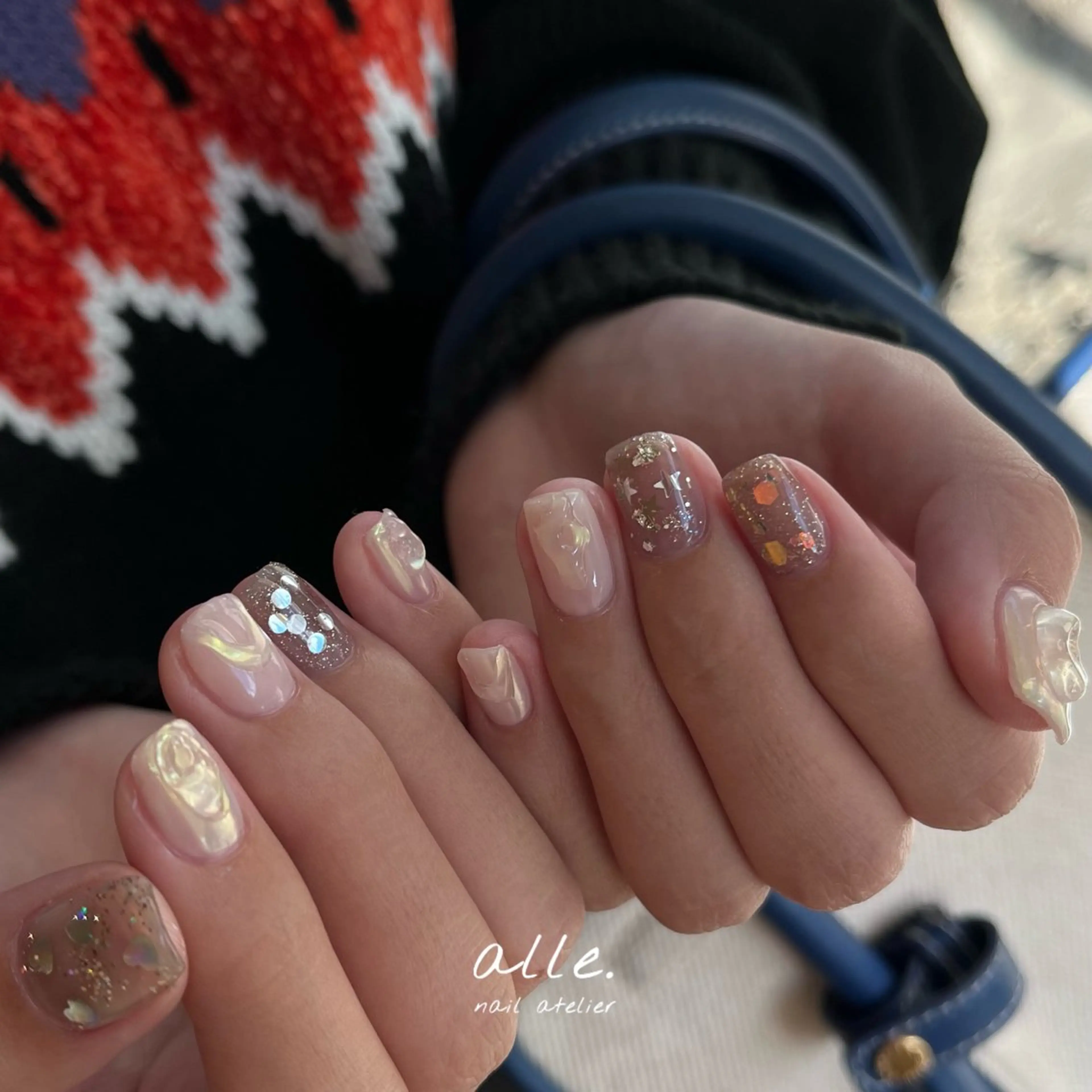 ネイル ハンドネイル atelier alle.のネイルデザイン