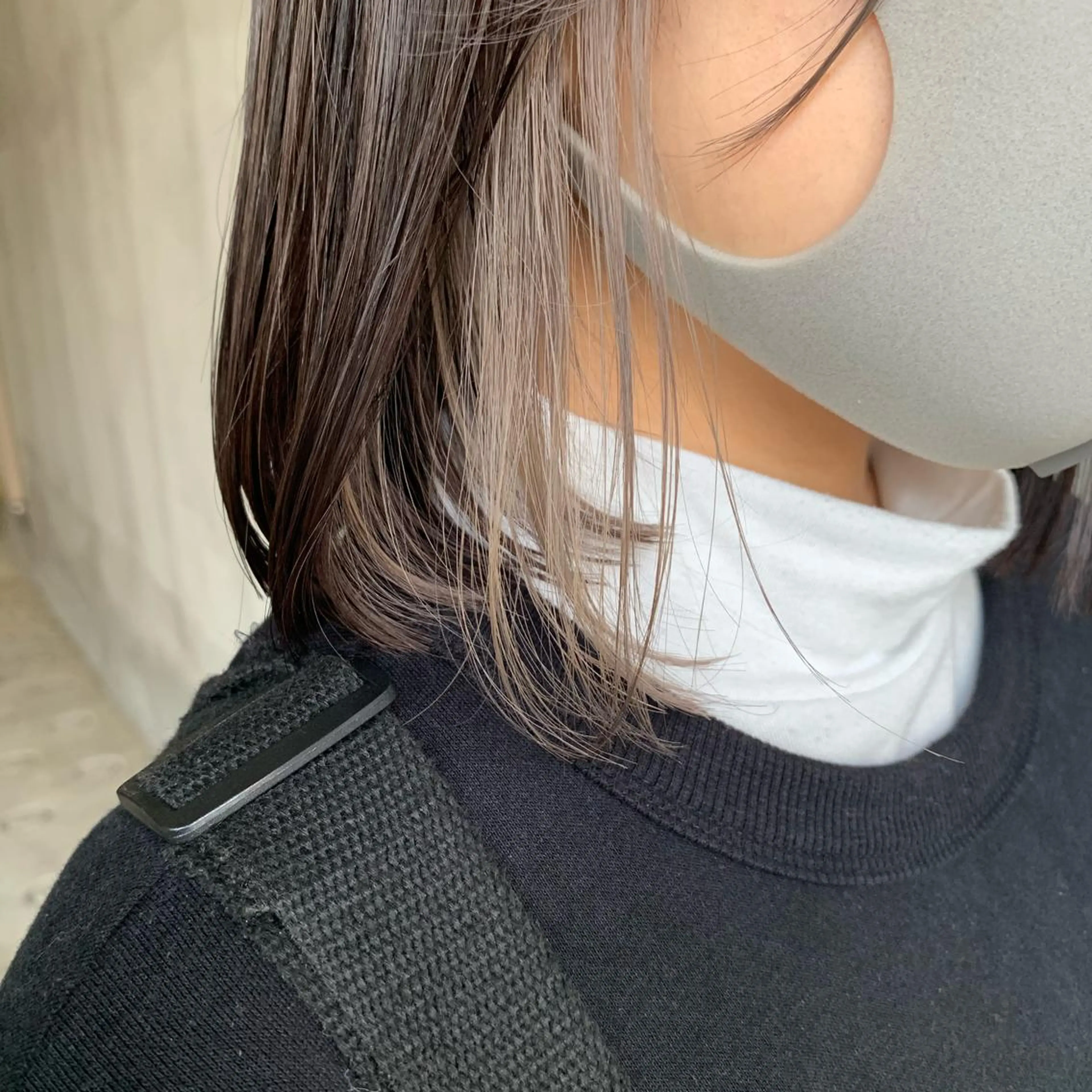 ミディアム カラー ヘアカラー ウスイ ハルカのヘアスタイル