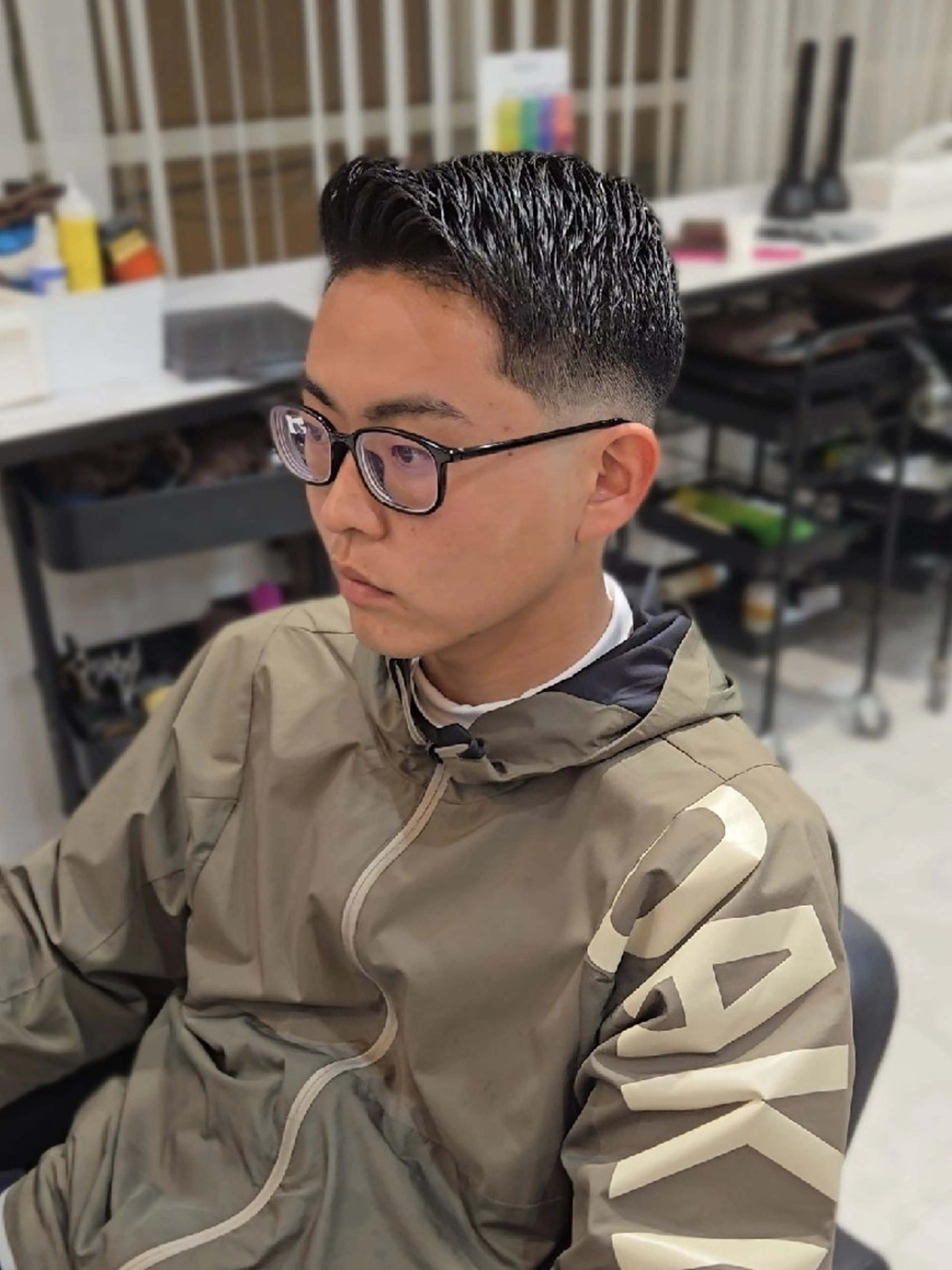 メンズ ショート メンズメッシュ カット ヘアセット LEN名古屋/パーマ 海外ヘア/メンズ特化のヘアスタイル