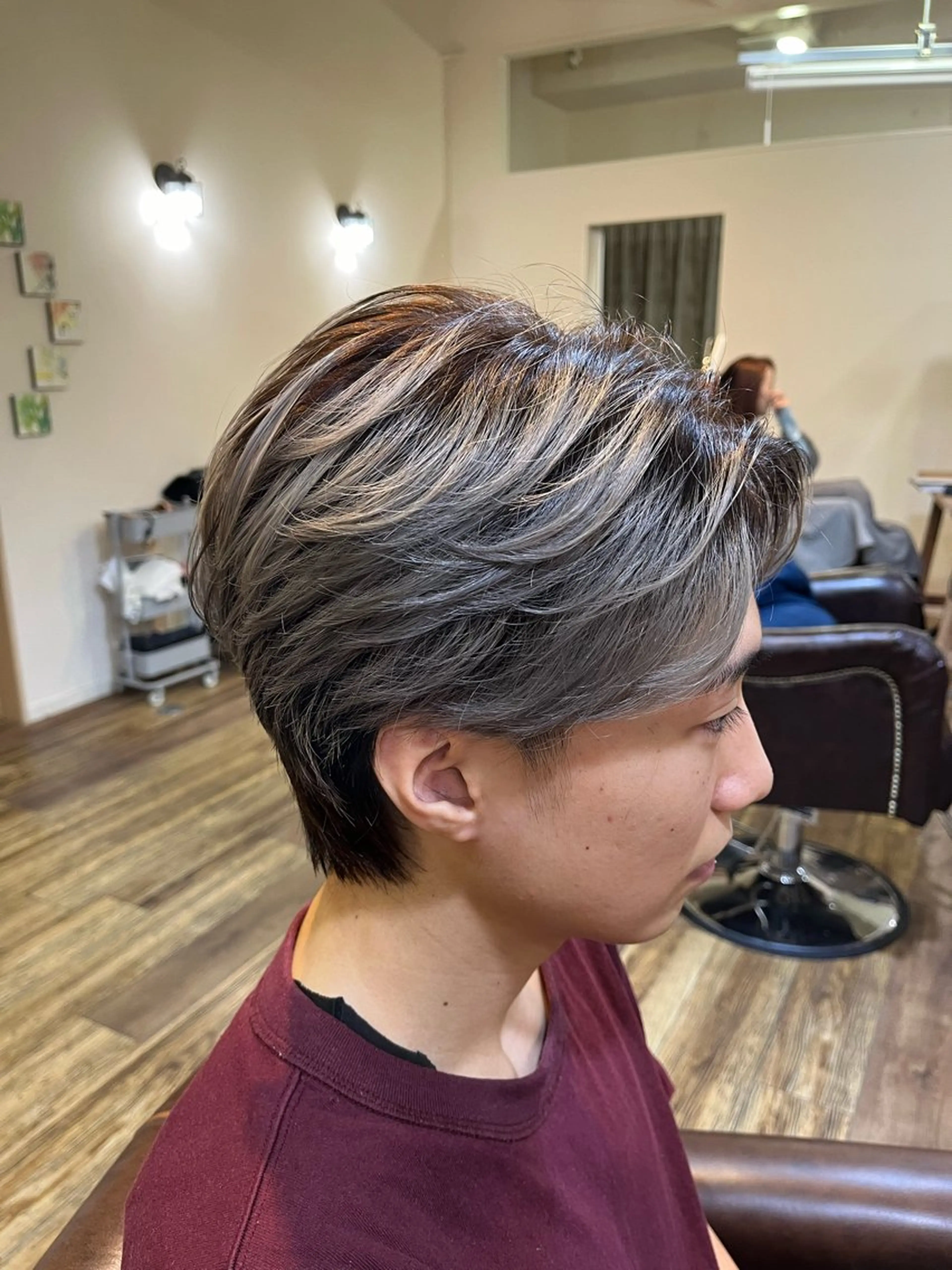 【メンズ】カット＋ワンカラーの写真