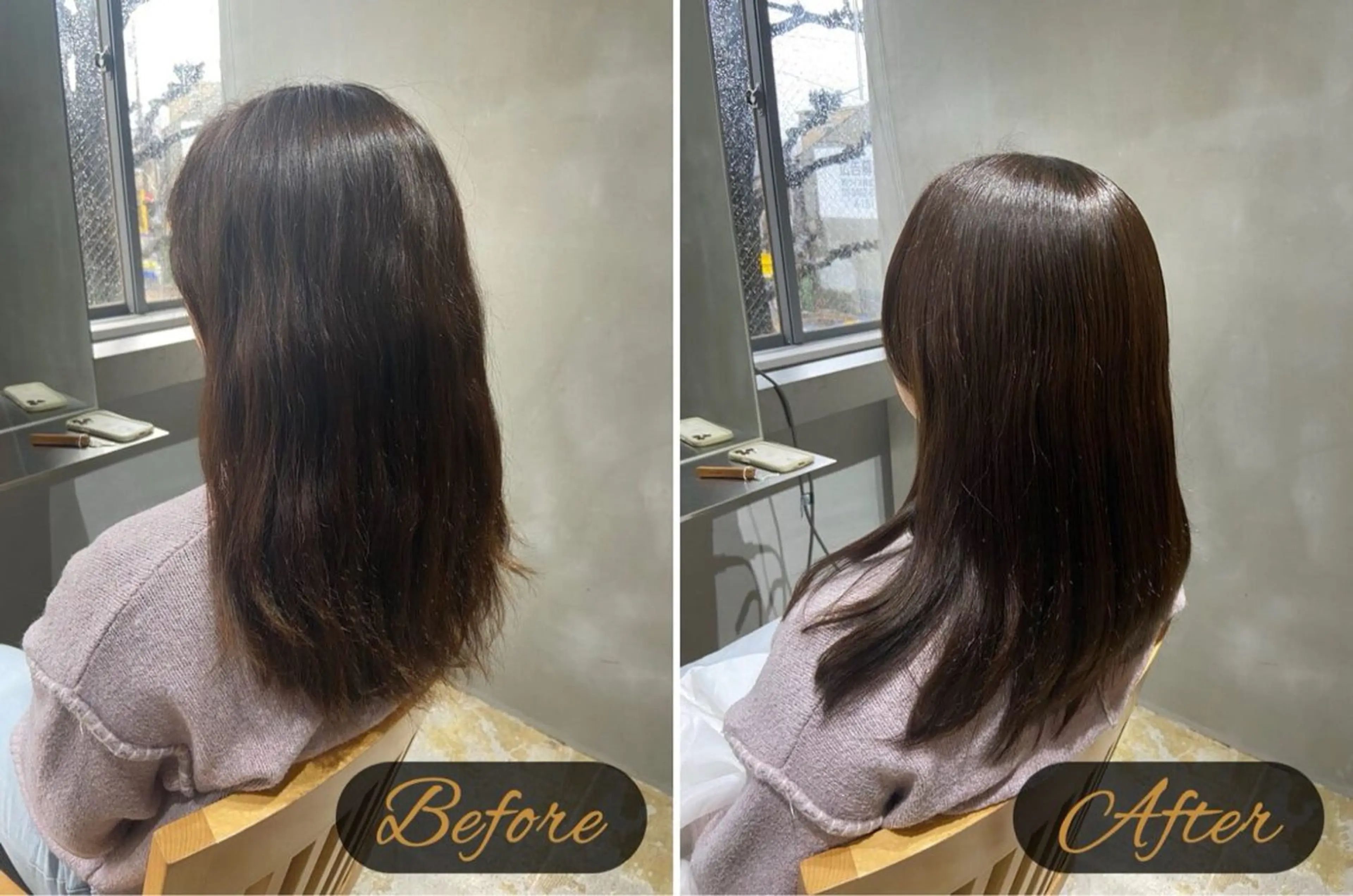 カラー 縮毛矯正 毛髪花学研究所所属・毛髪花学 研究所®︎のヘアスタイル