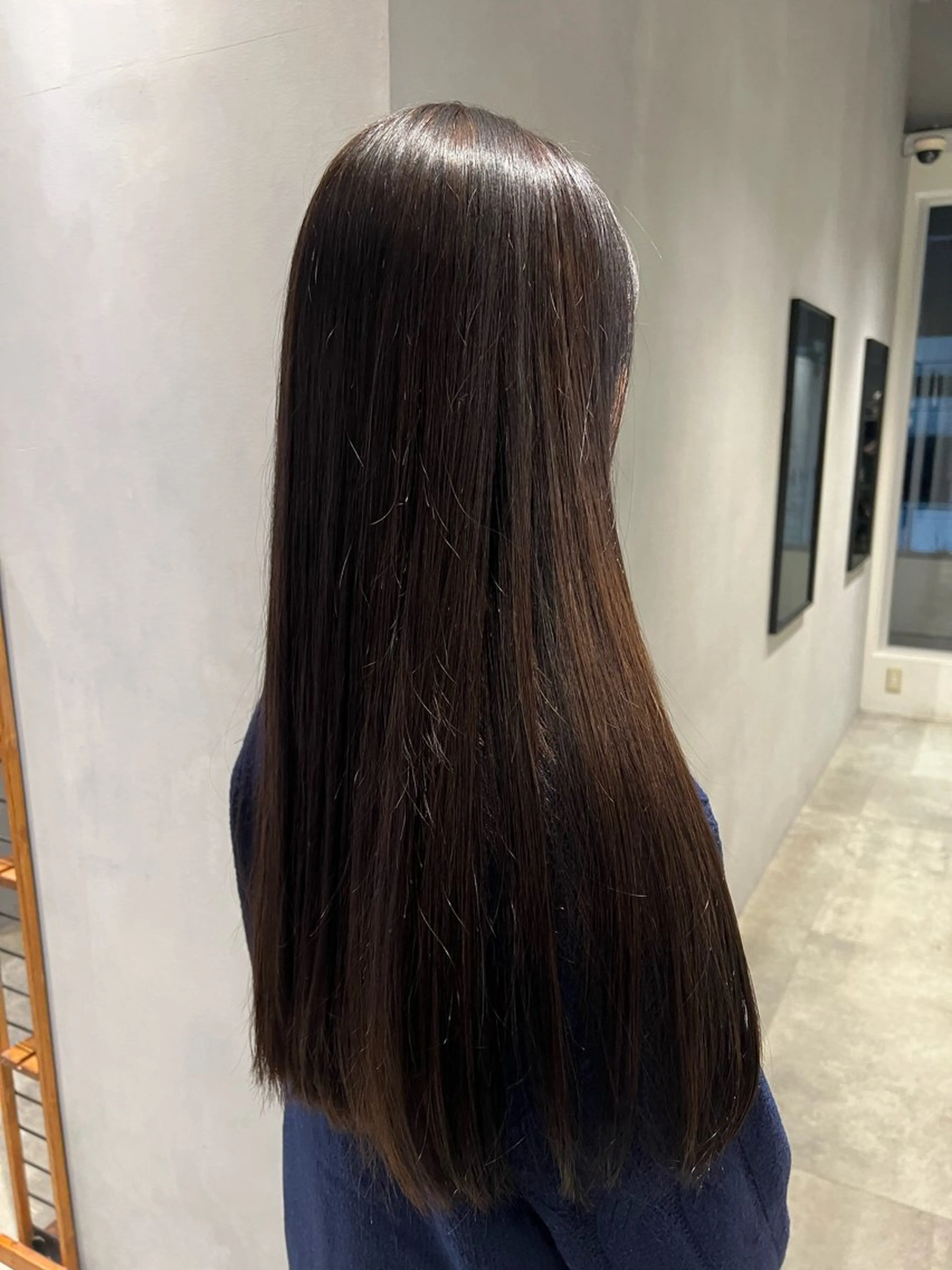 ロング カラー ブラウンカラー パーマモデル募集中 Unami 太田英寿のヘアスタイル