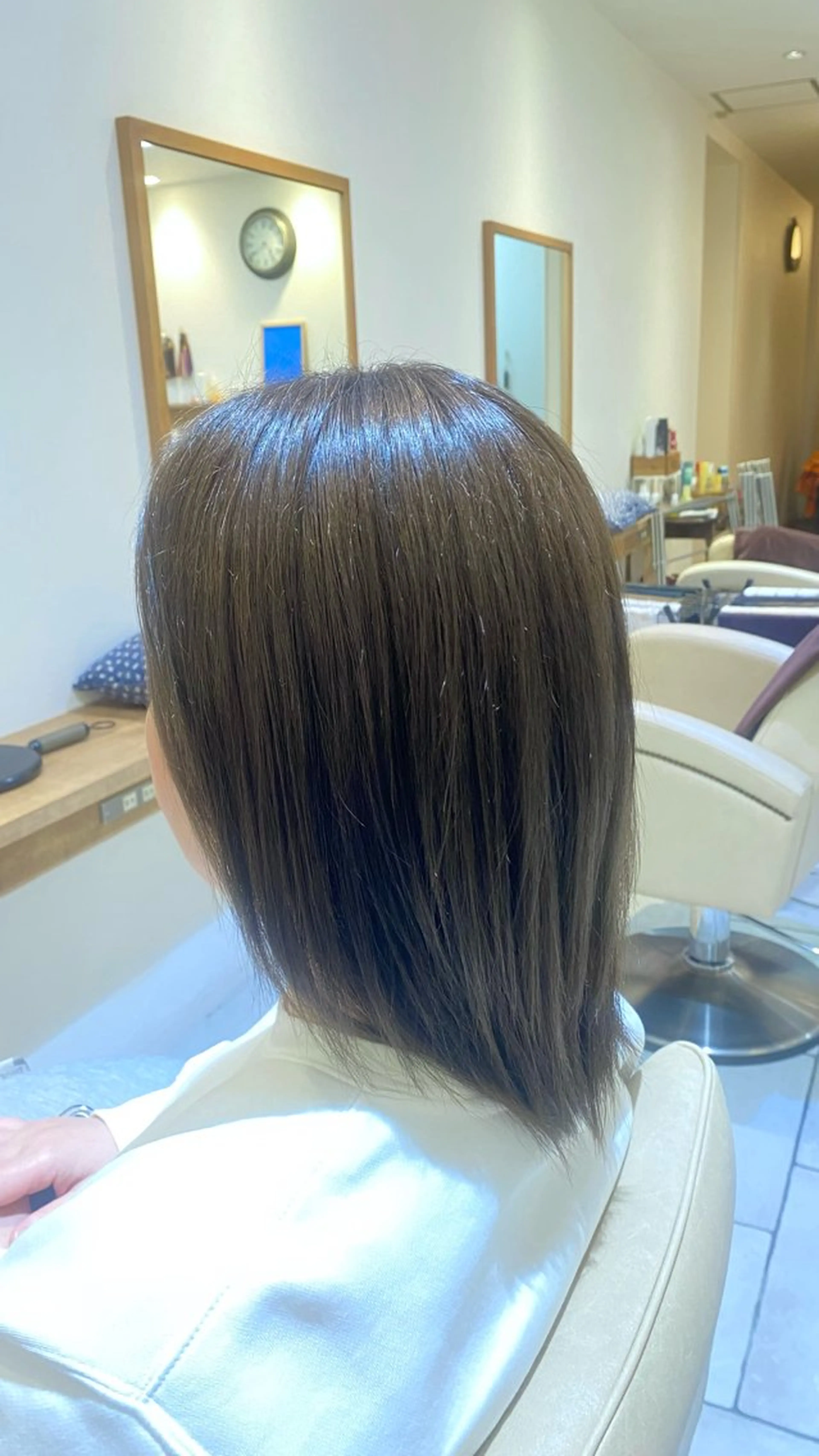 ミディアム カラー アッシュ ヘアカラー preak megu☺︎︎︎︎のヘアスタイル