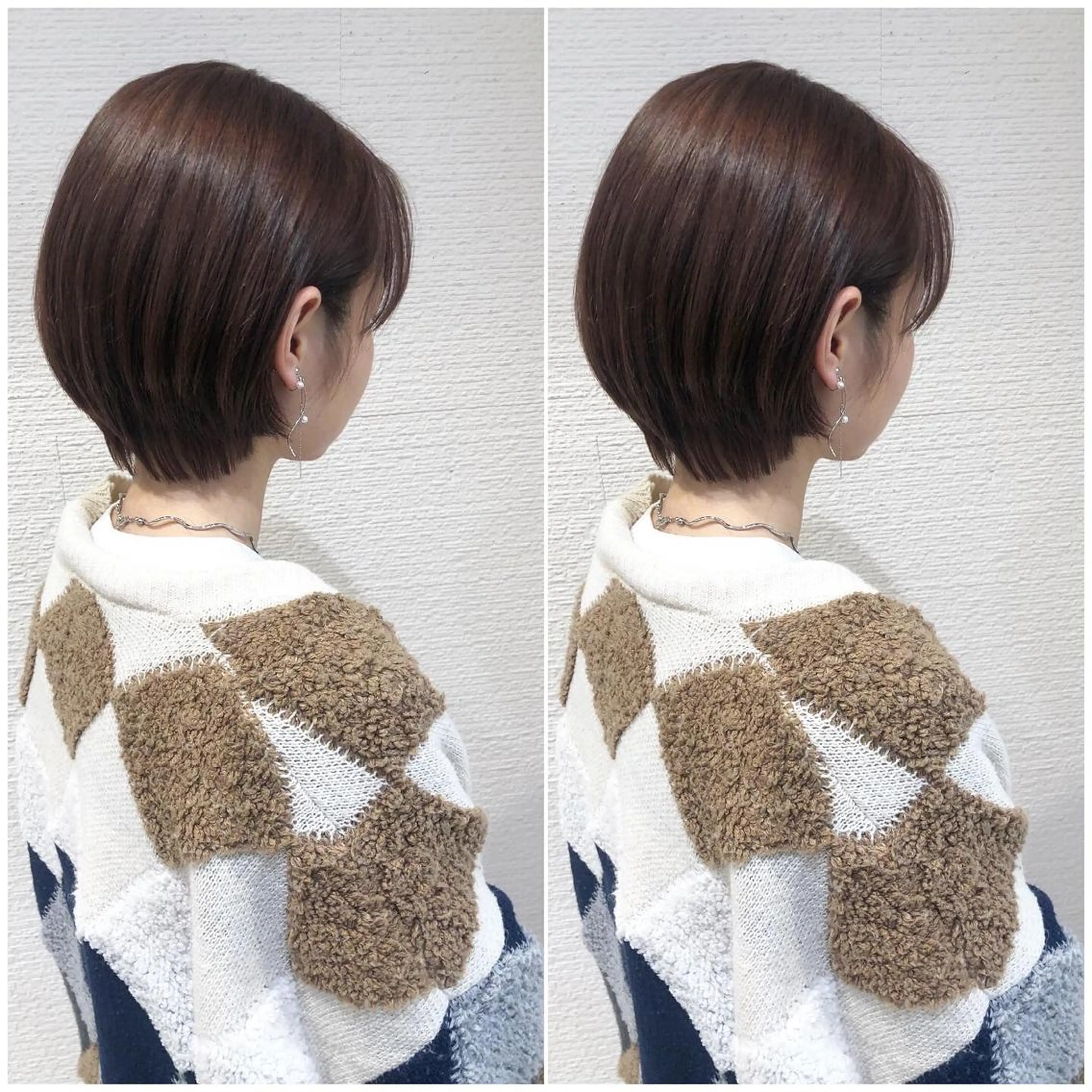 ショート カラー 三鷹で1番ショート ボブをカットする新谷のヘアスタイル