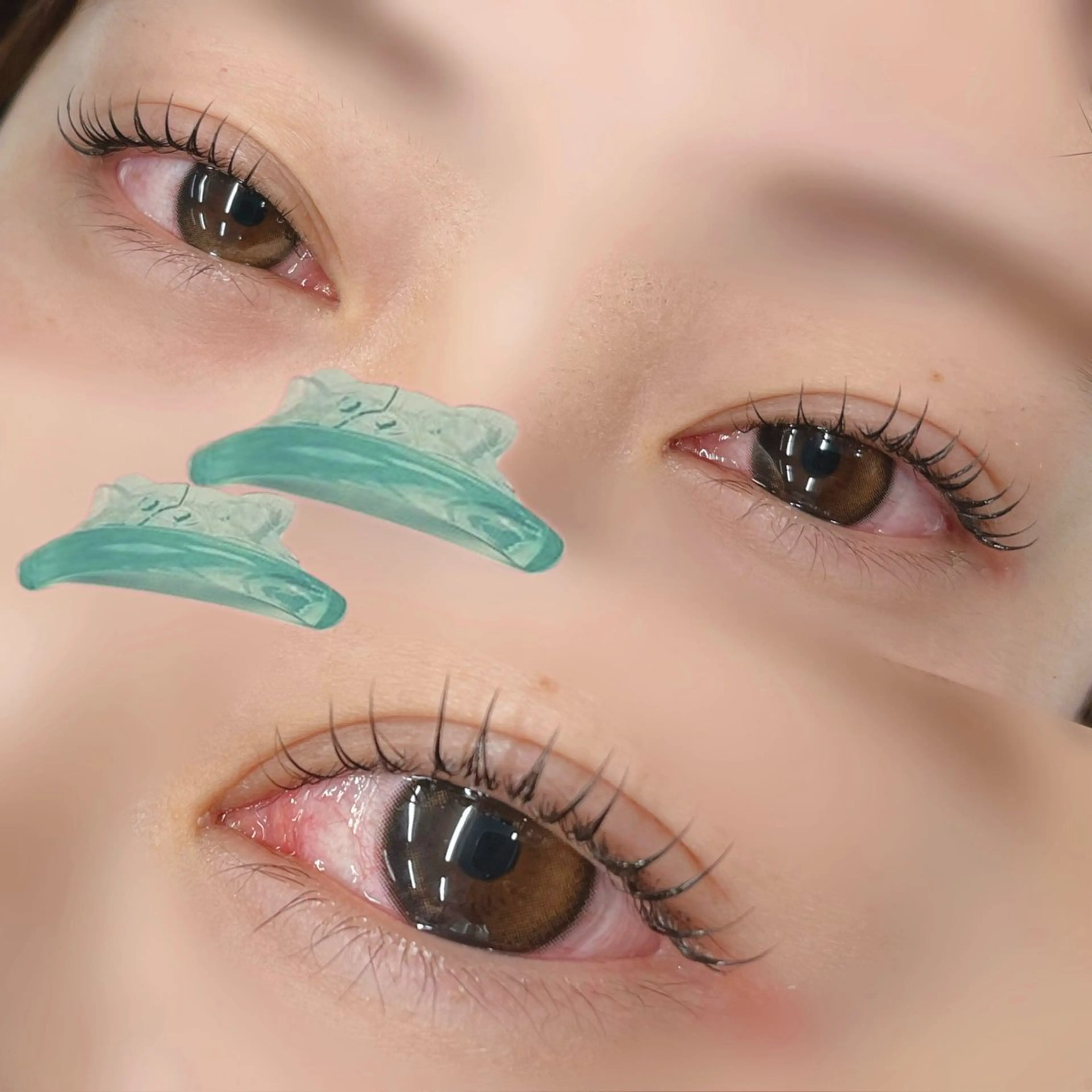 マツエク・マツパ ナチュラル 一重×まつ毛パーマ マツパ 🪼ひとみ🪼半個室 Amour菊川店のマツエク・マツパデザイン