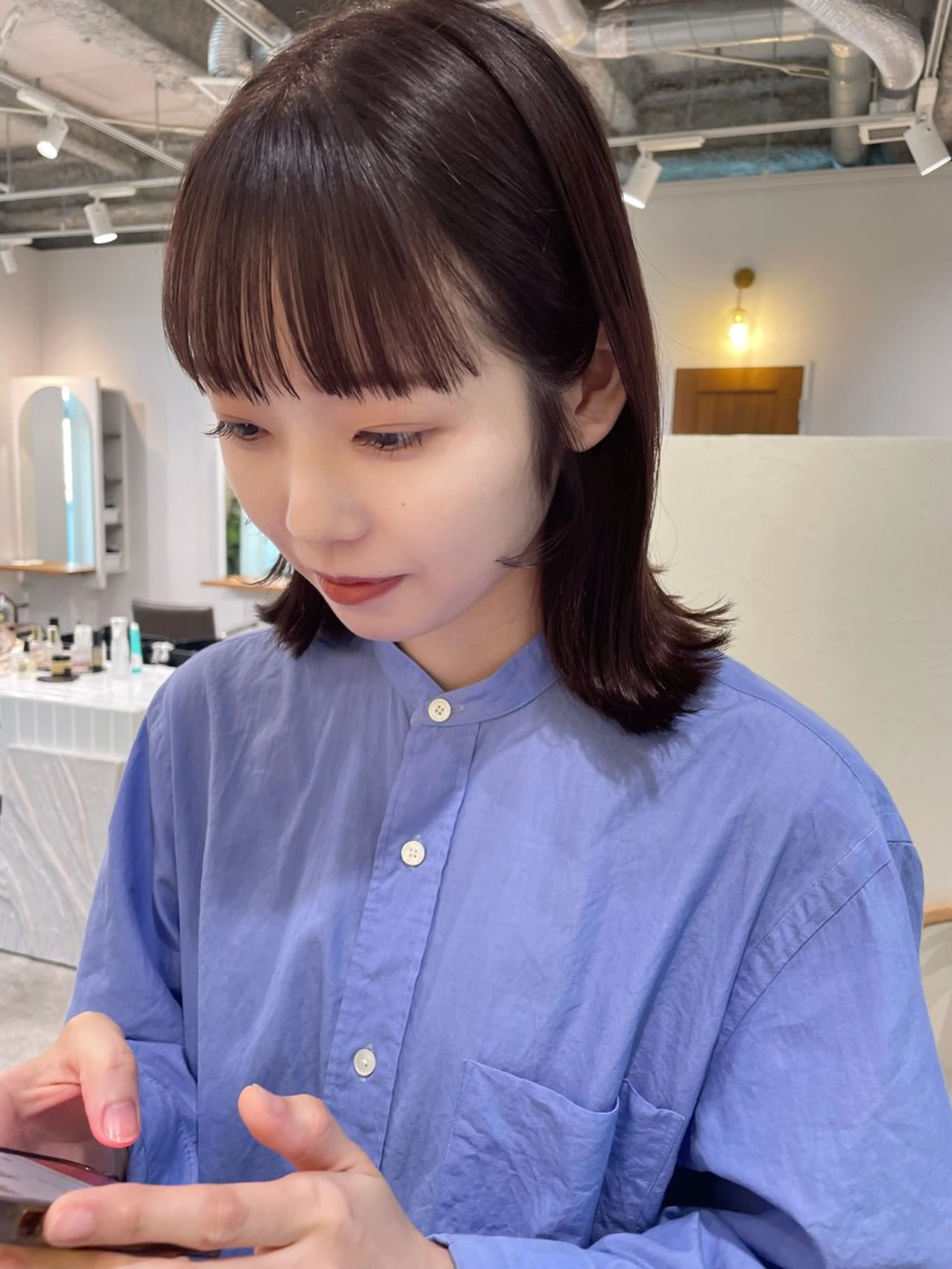 ミディアム カラー ♡kyoka /  uyu♡のヘアスタイル