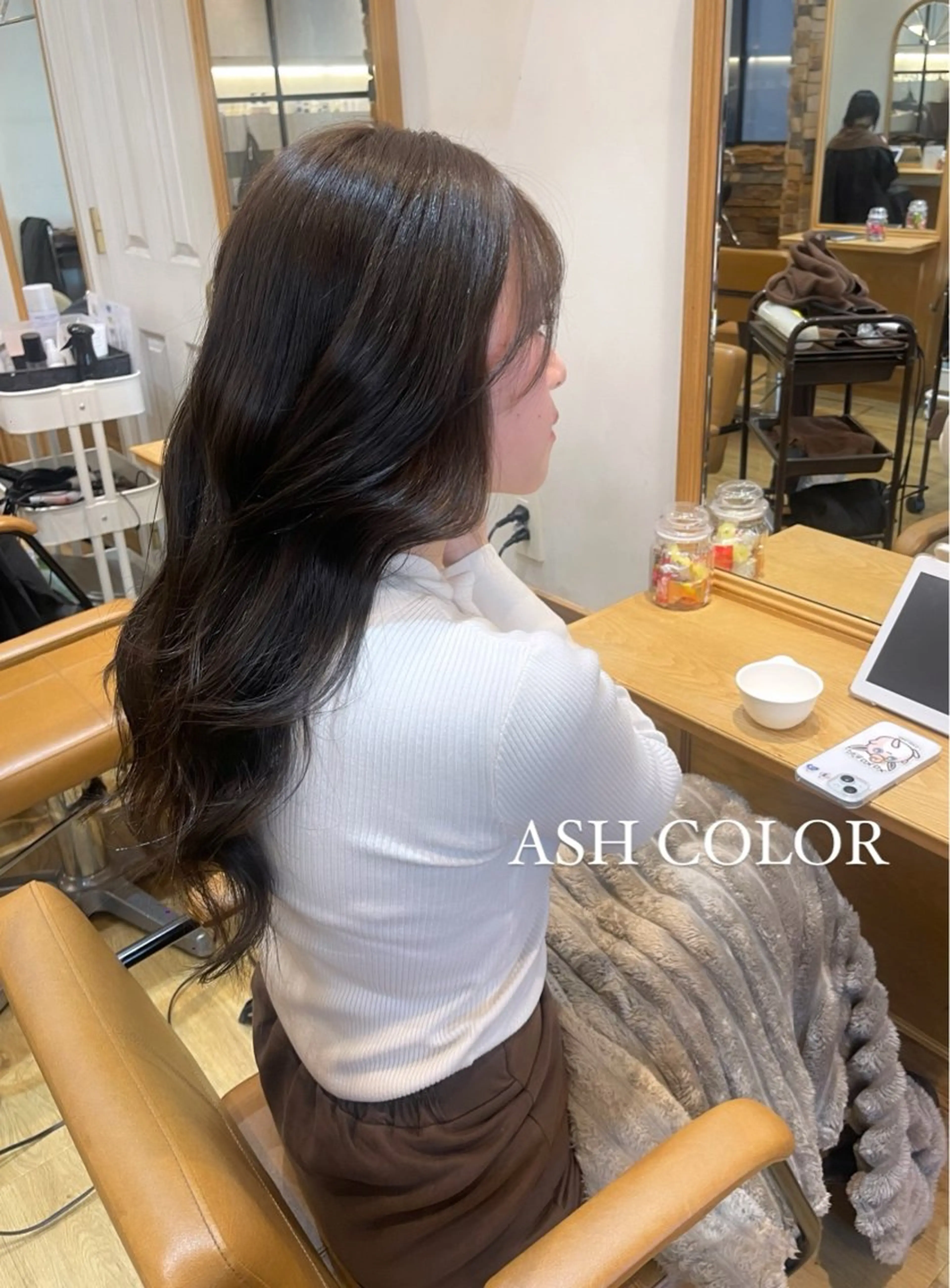 ロング カラー ヘアカラー トリートメント 🌻shuka透明感 艶感カラー/新宿🌻のヘアスタイル