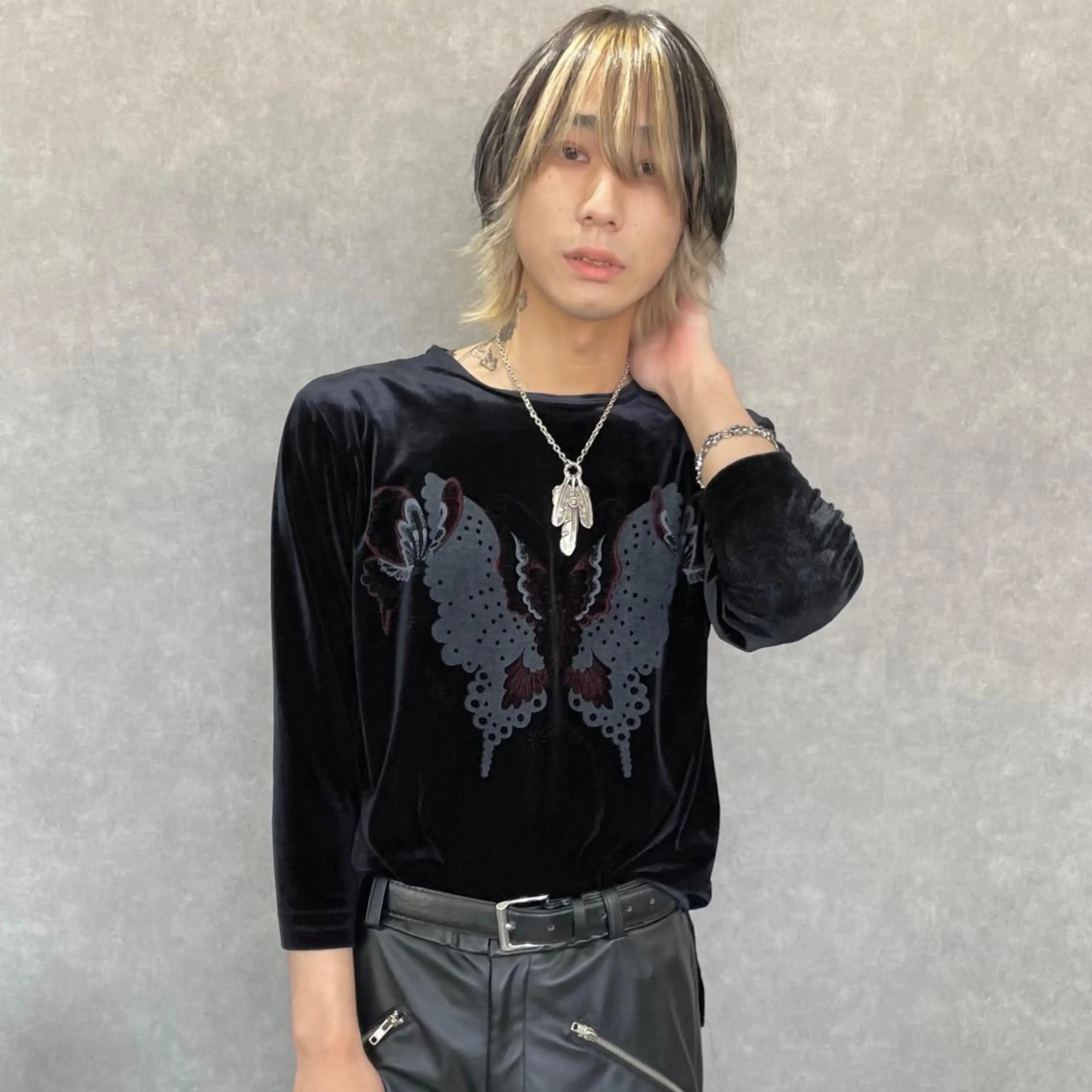 カラー メンズ はちすか るかのヘアスタイル