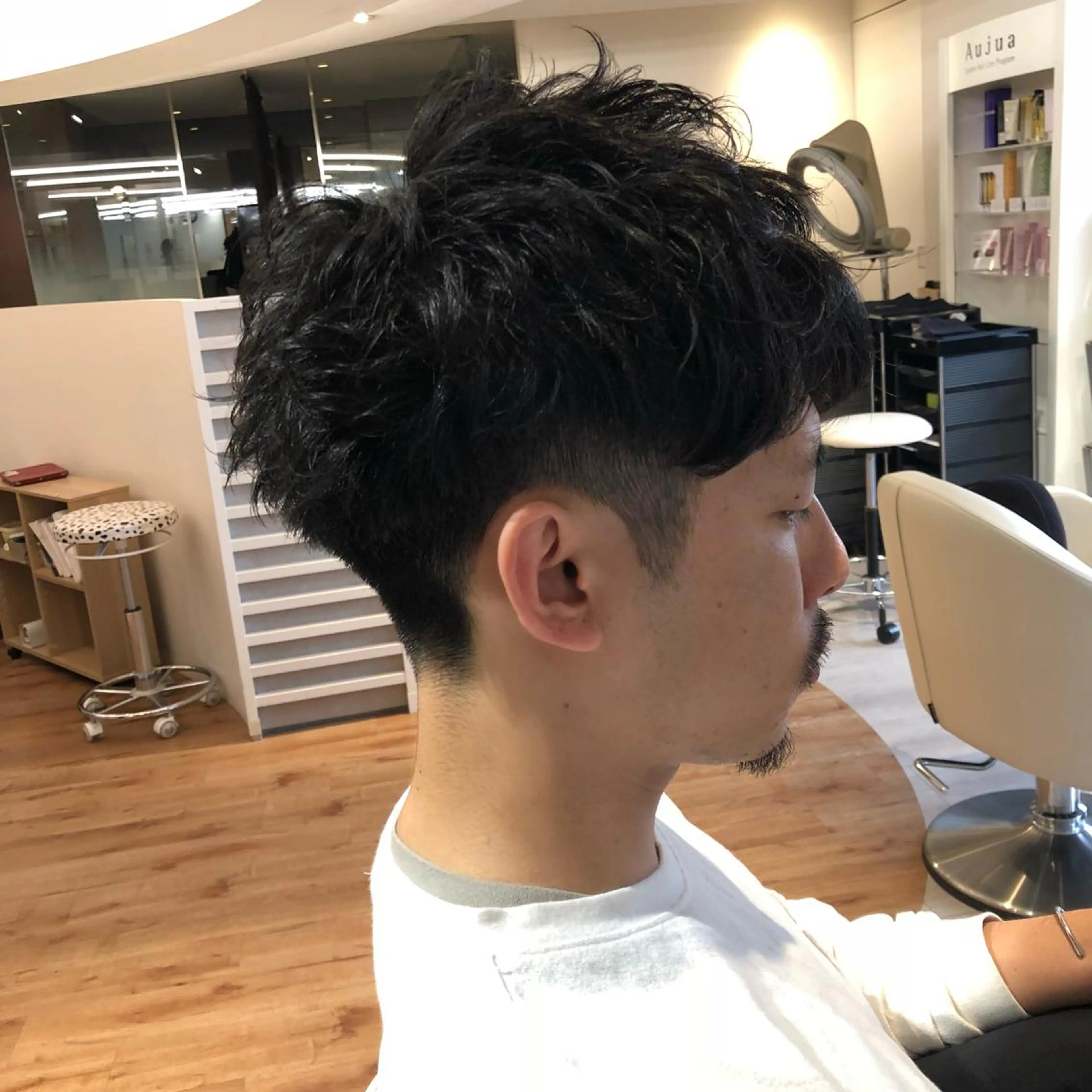 ショート パーマ メンズ 金子 富士のヘアスタイル