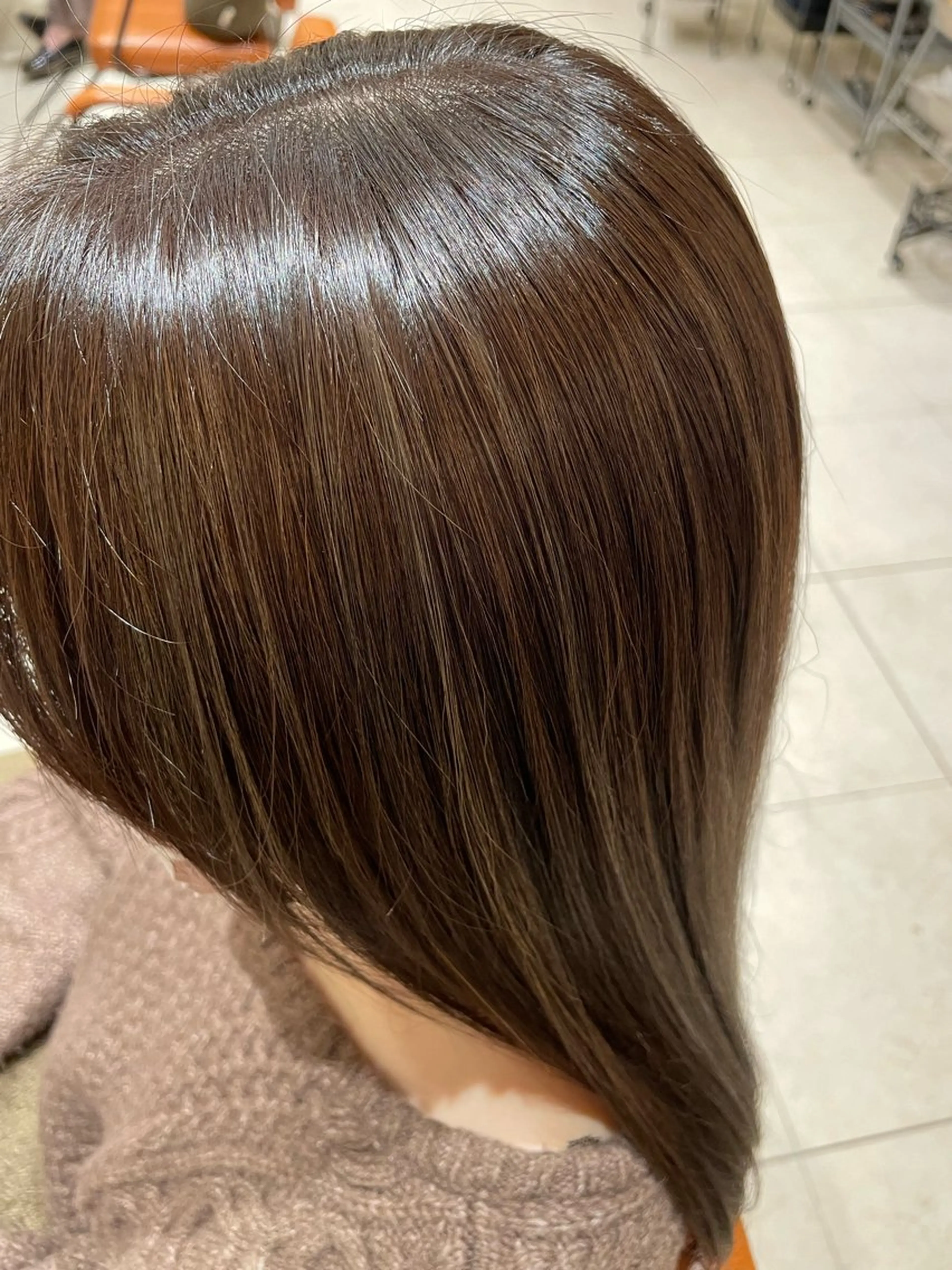 ロング カラー カット ヘアカラー トリートメント Merry  Land日吉所属・暖色/ベージュ/ メンズ/鈴木彩のヘアスタイル