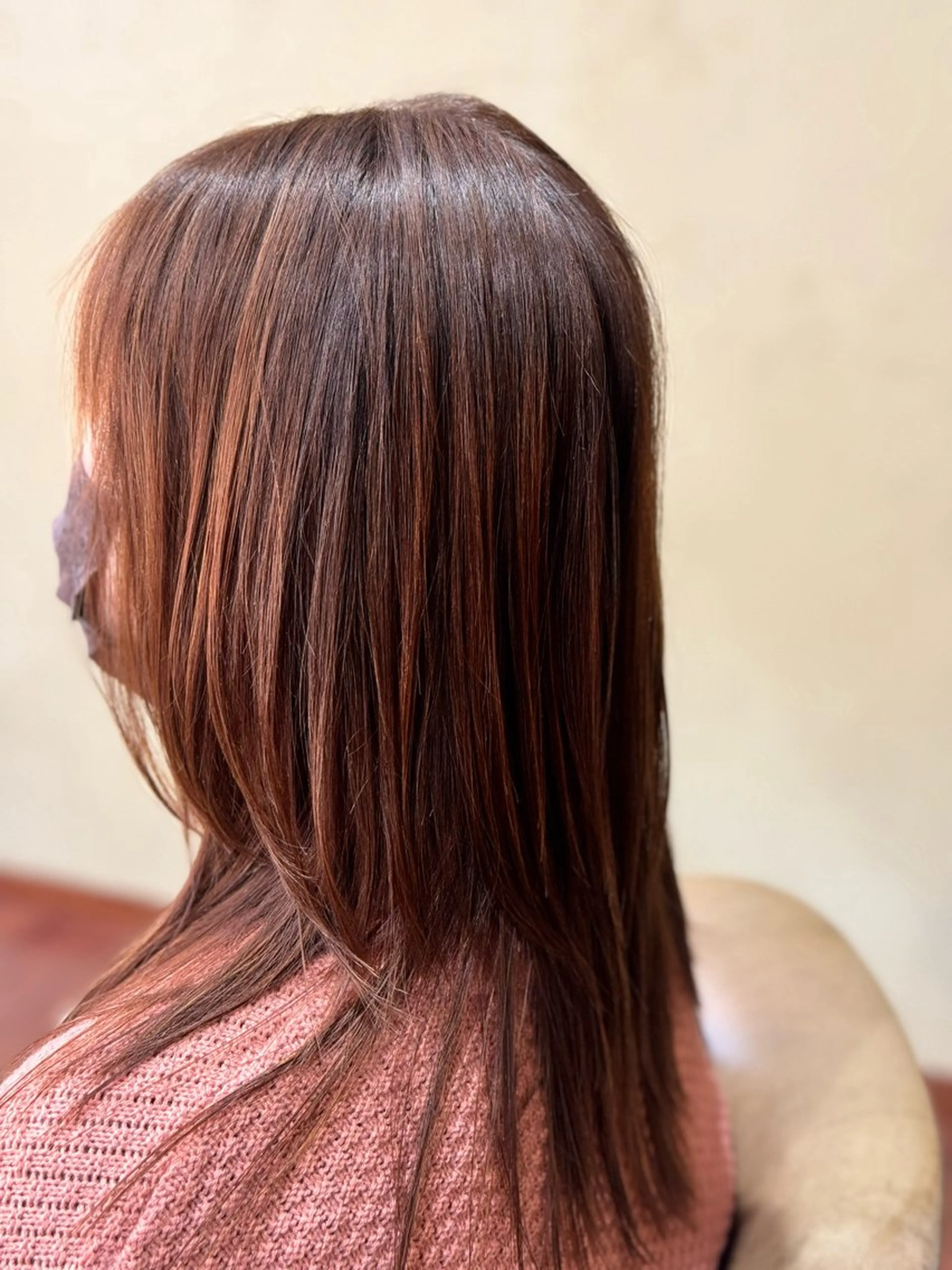 ミディアム 髪質改善 トリートメント ヘアカラー トリートメント 似合わせ/たにざわ しんごう≫南草津のヘアスタイル