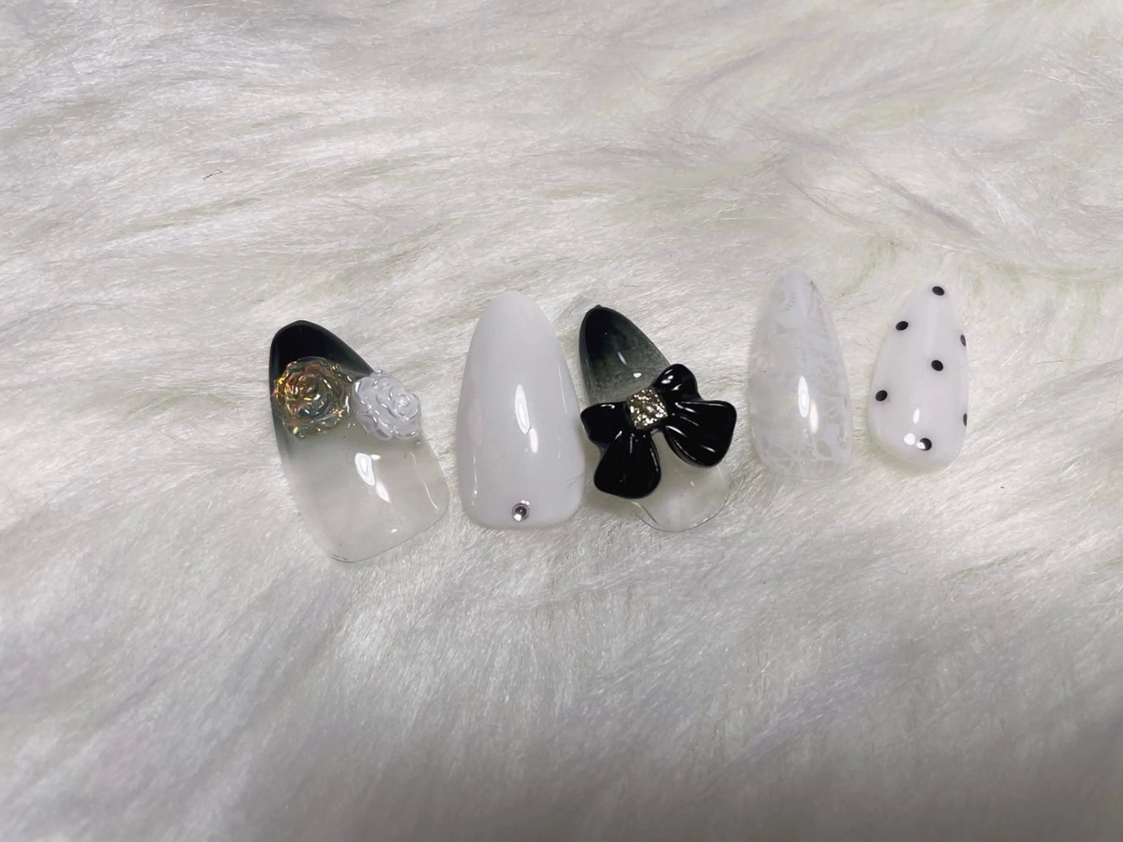 ジェル8本アートの写真