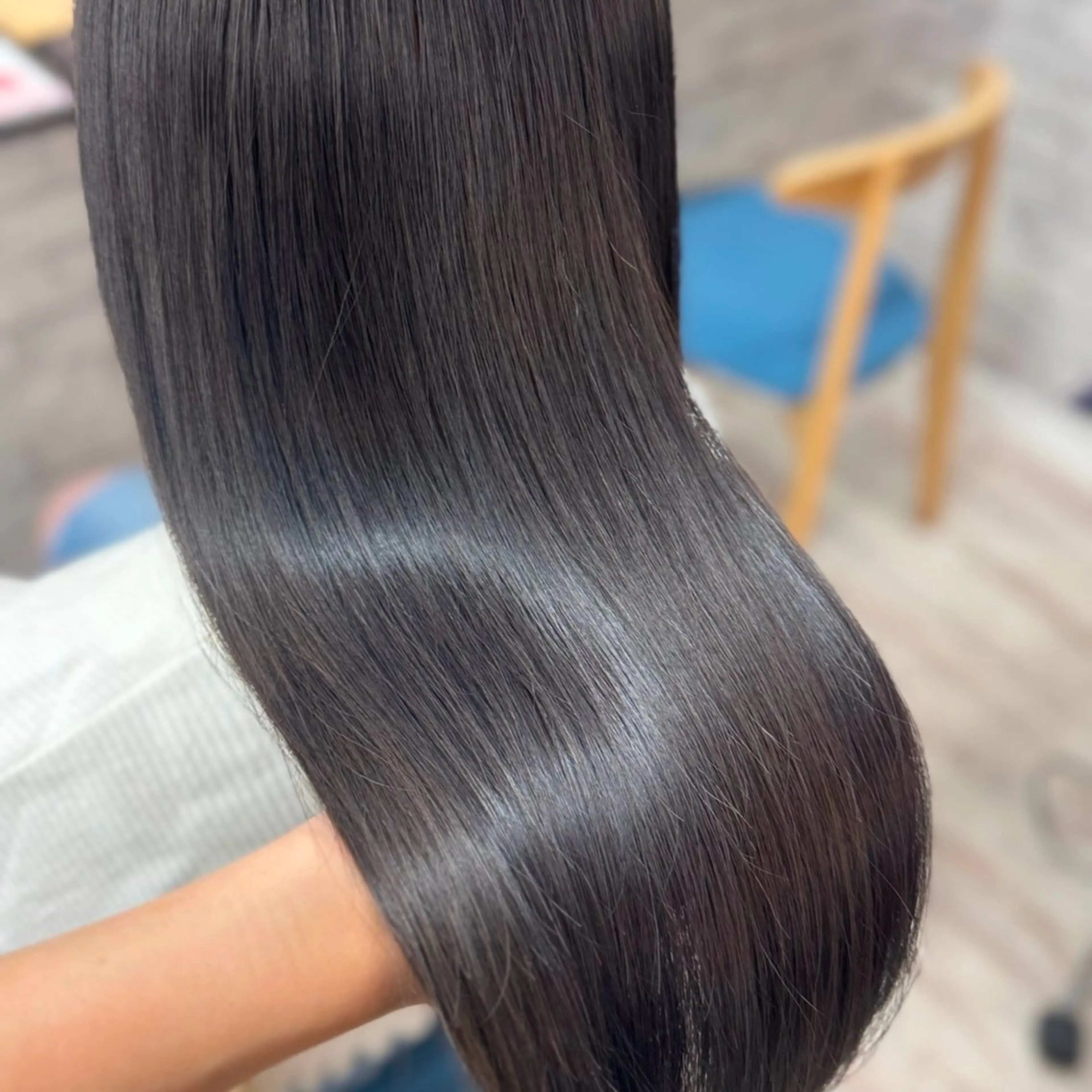 ロング カラー パーマ ヘアアレンジ メンズ キッズ 似合わせカラー♡髪質 改善🎀サトカ🍒のヘアスタイル