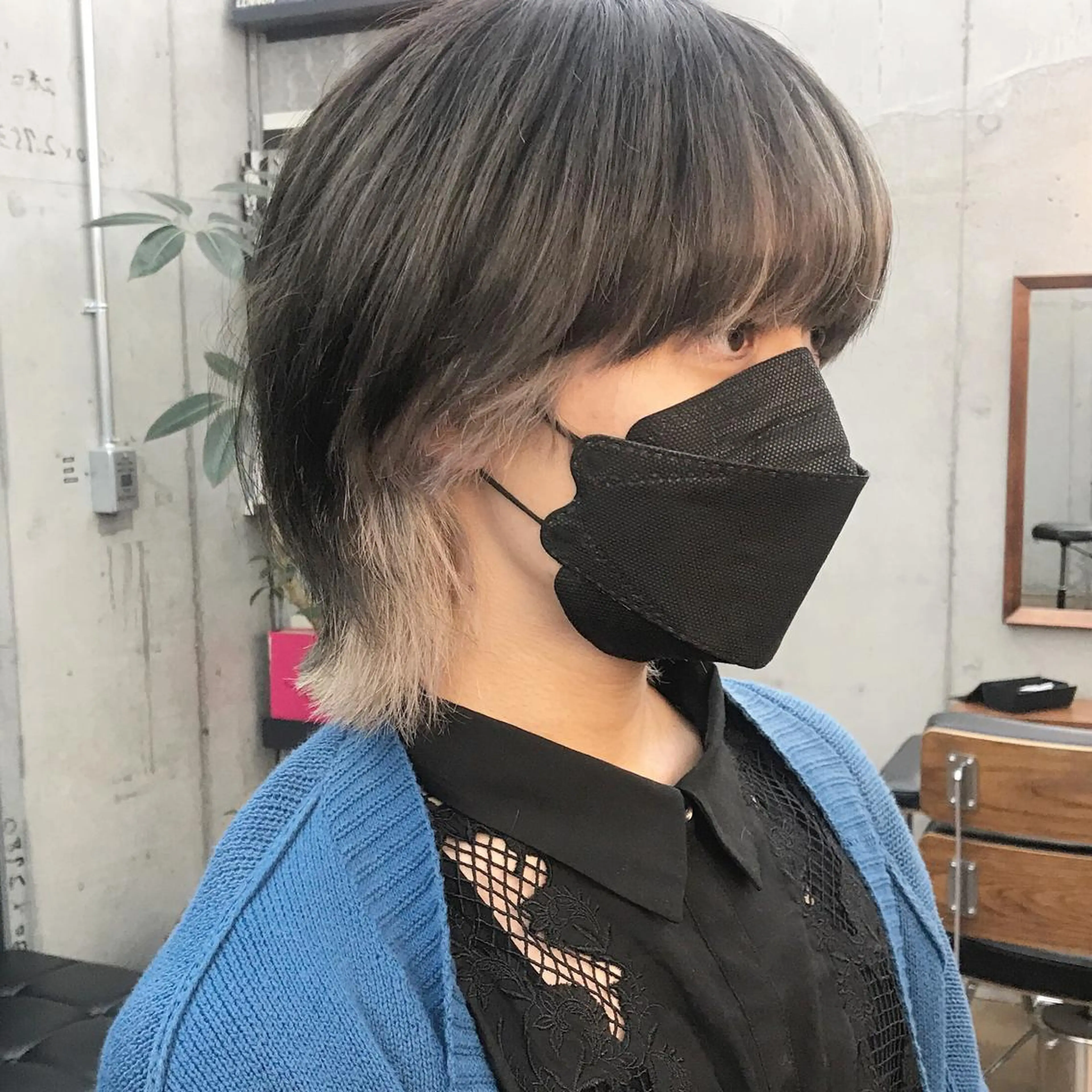 ショート カラー メンズ ✂︎ウルフ・ショート ✂︎MIKUNIのヘアスタイル