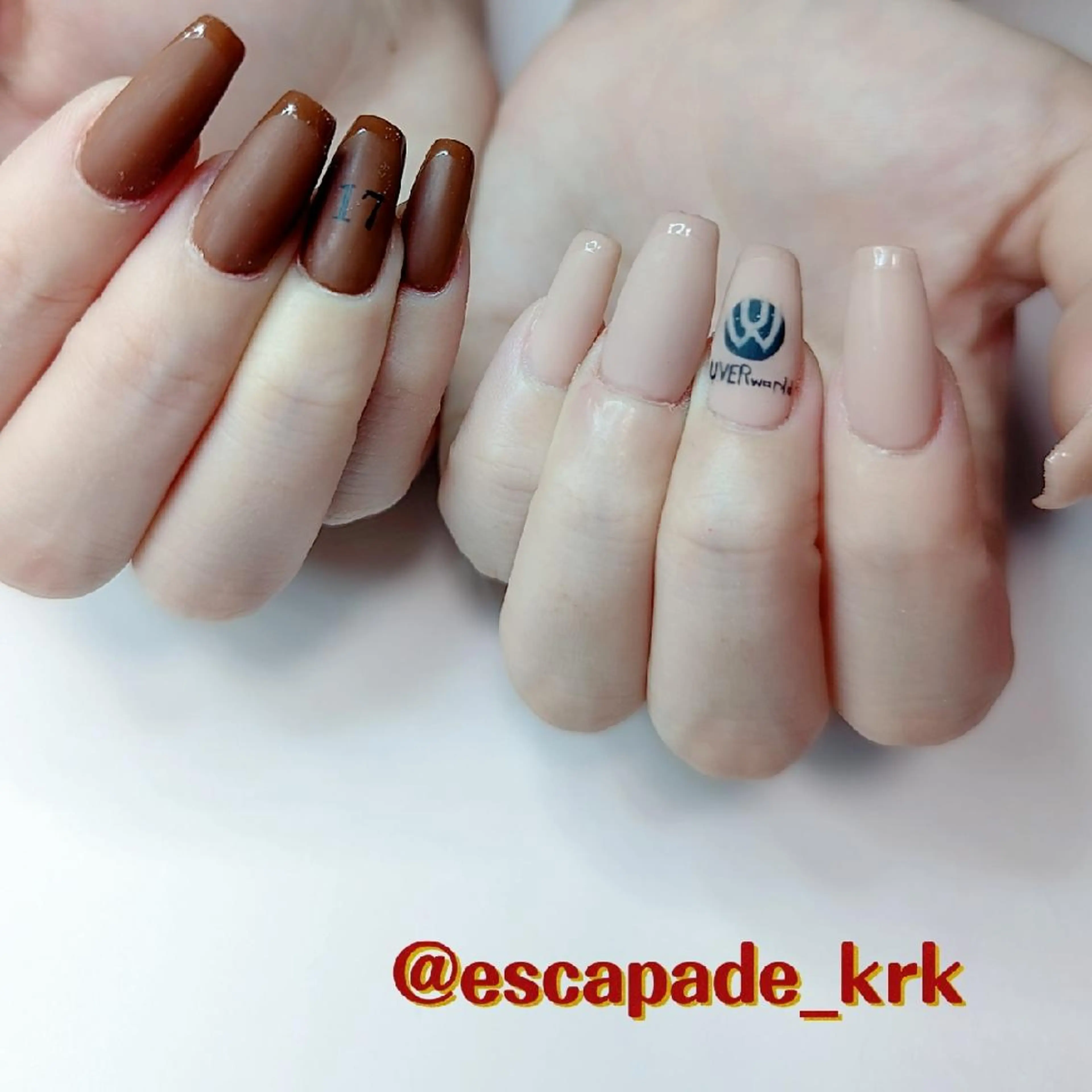 ショート ネイル ハンドネイル クロキ 。のネイルデザイン