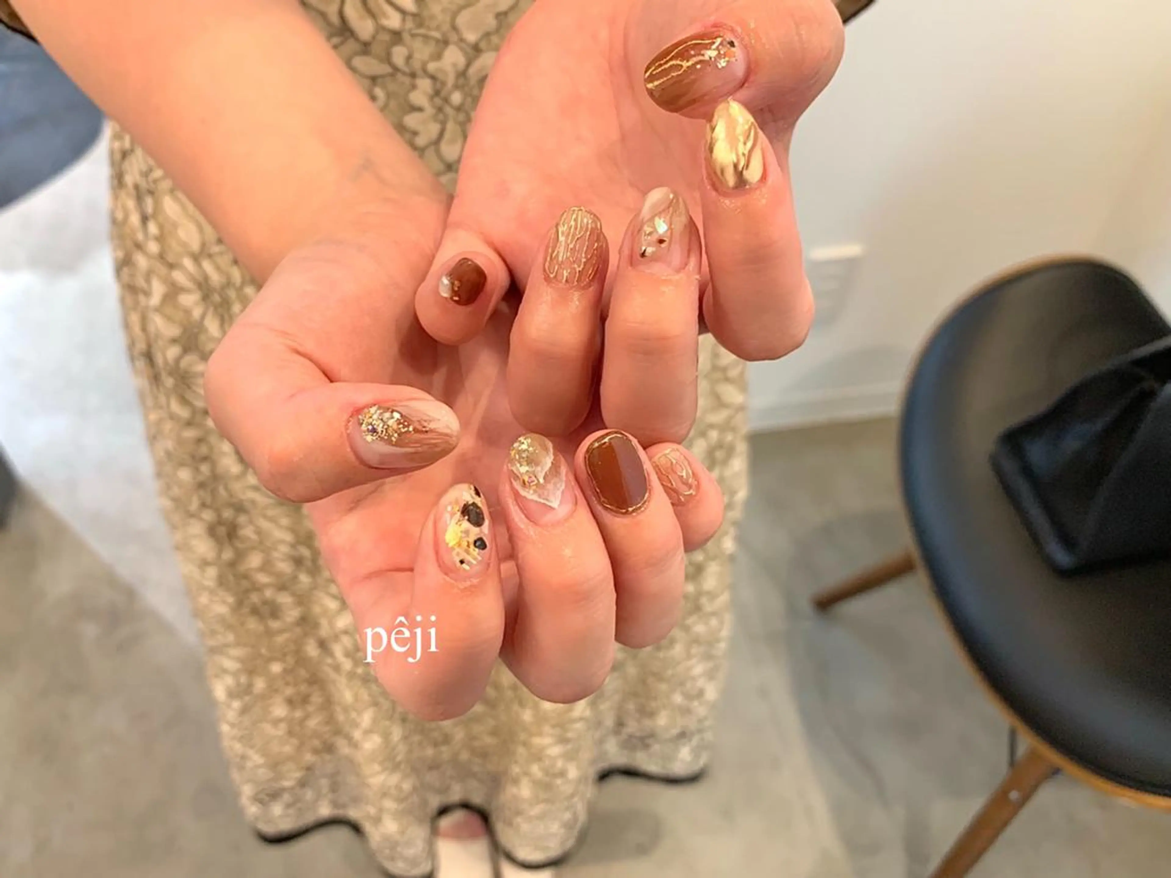 ミディアム m kaori𓃟のネイルデザイン