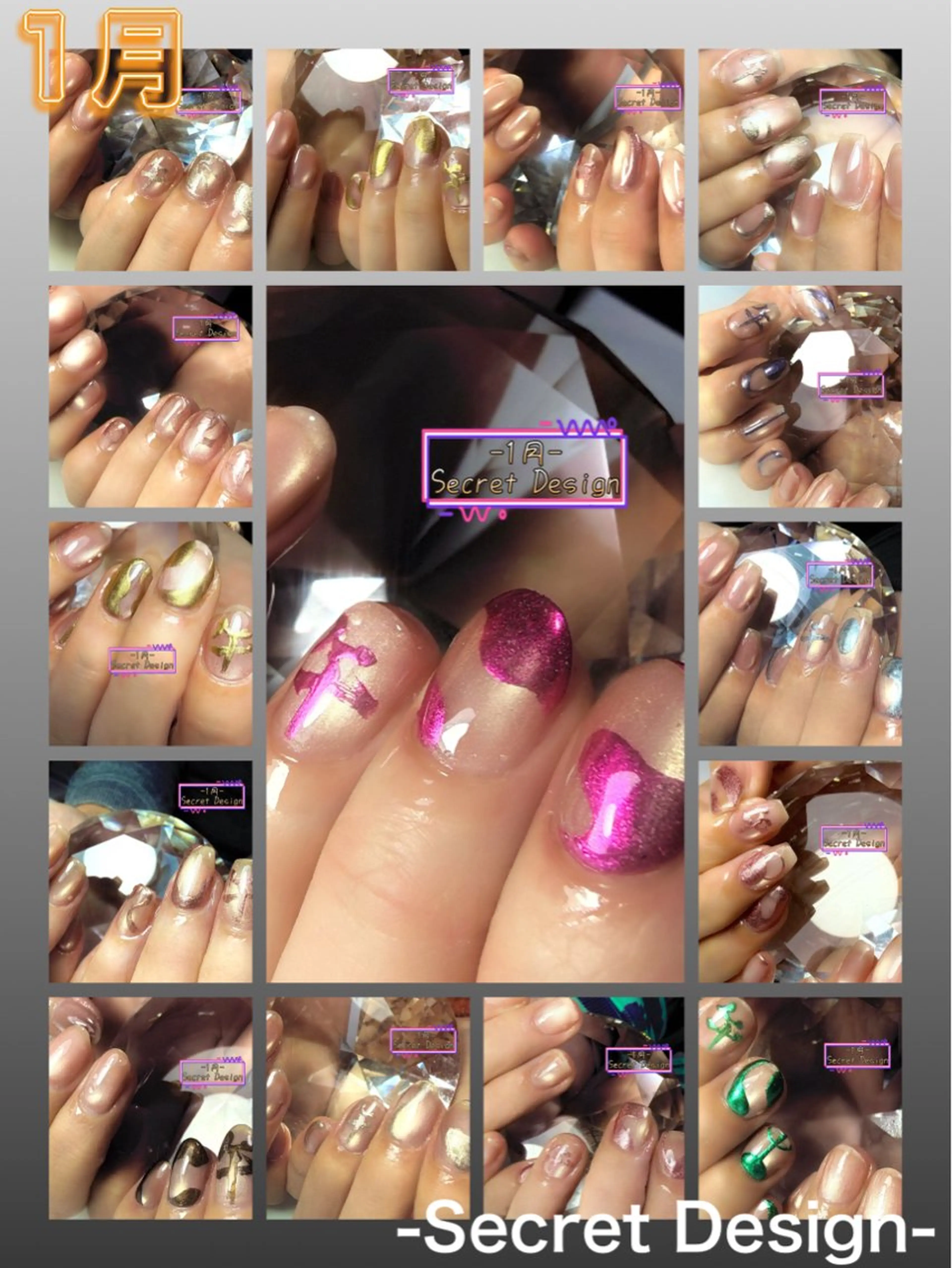 ネイル Rose Glass 高蔵寺店のネイルデザイン