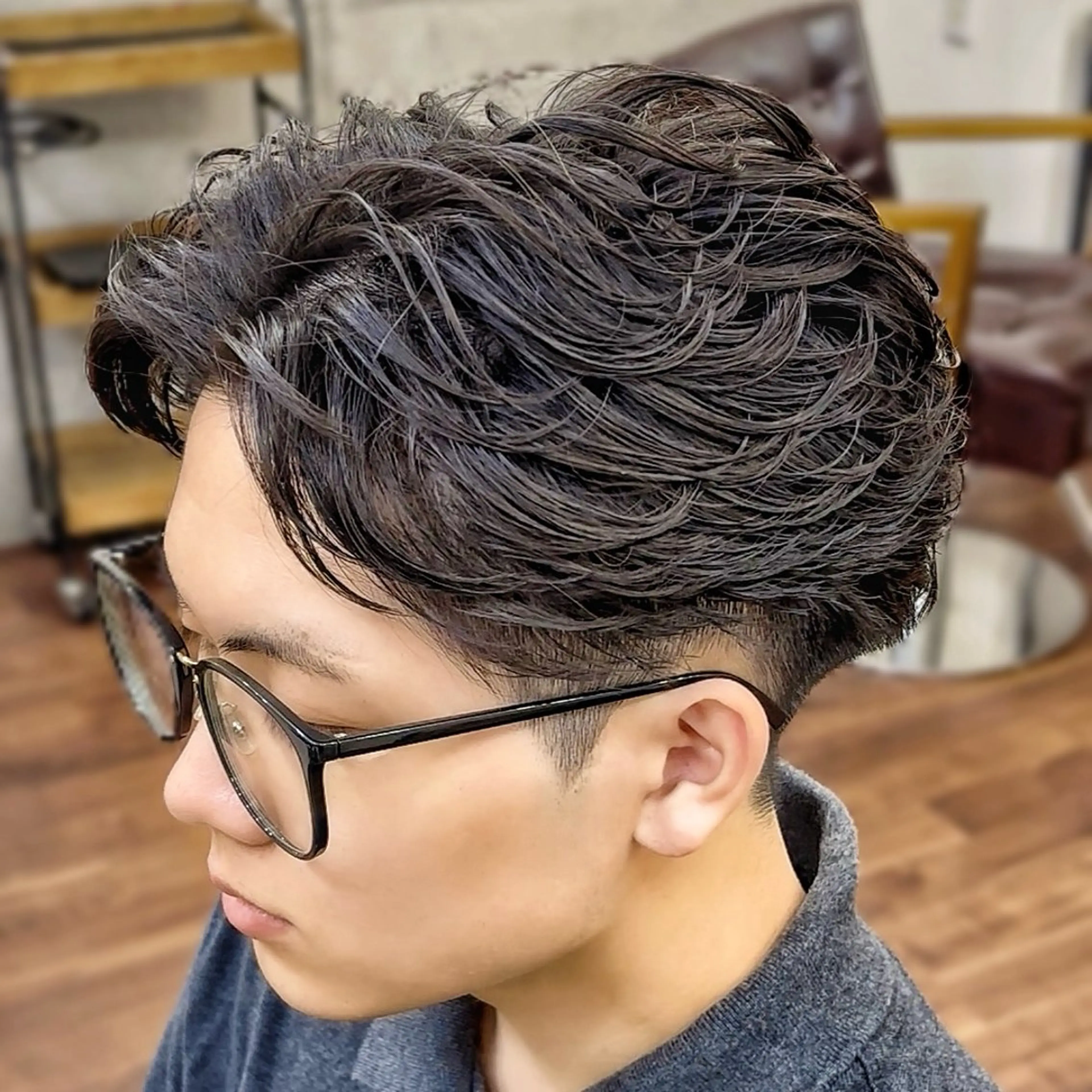 パーマ メンズ フェザーパーマ メンズパーマ Rikito /メンズパーマのヘアスタイル