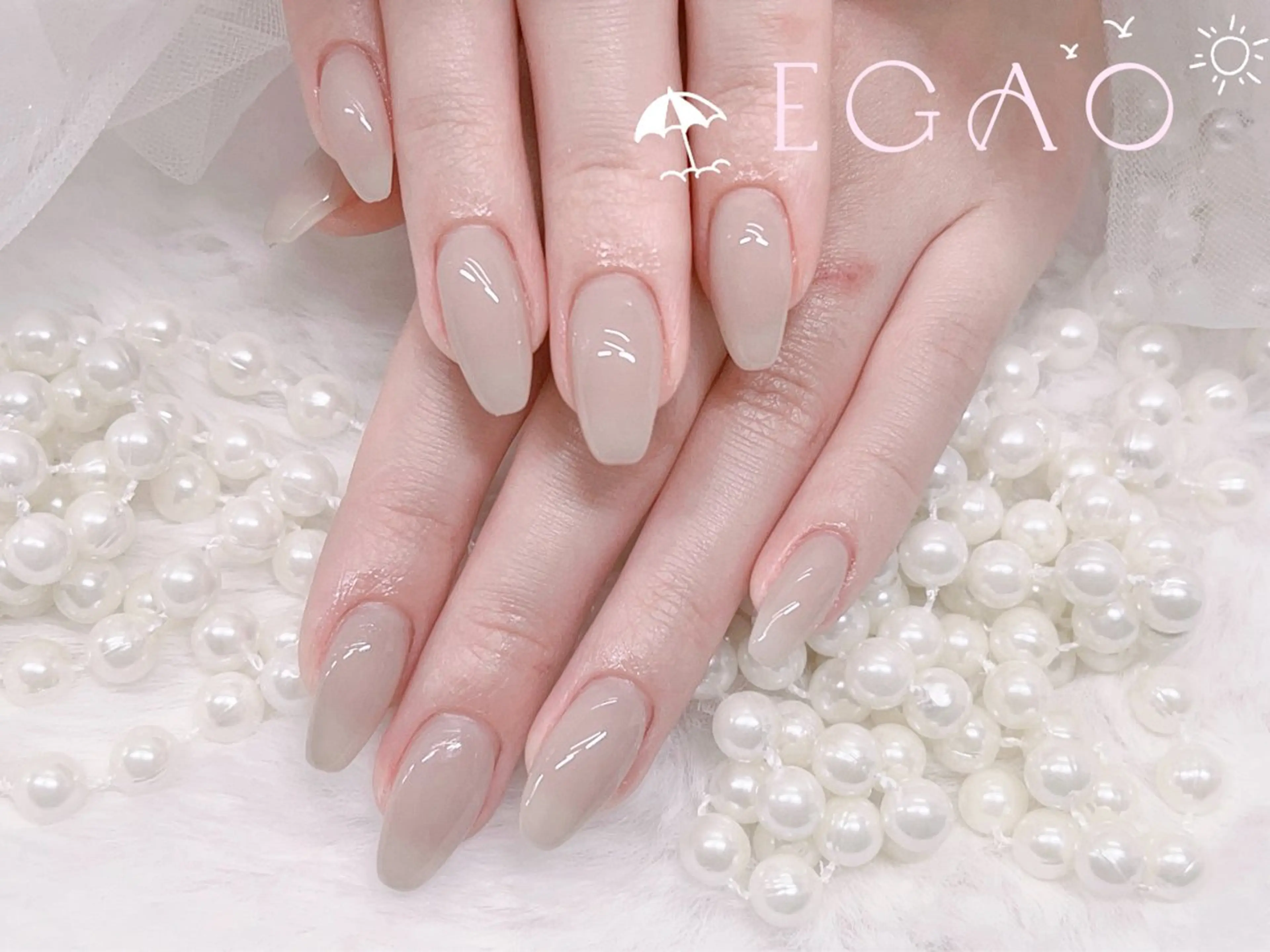 ネイル アートネイル フットネイル フレンチネイル ジェルネイル グラデーション ハンドネイル Egao Nail錦糸町店のネイルデザイン