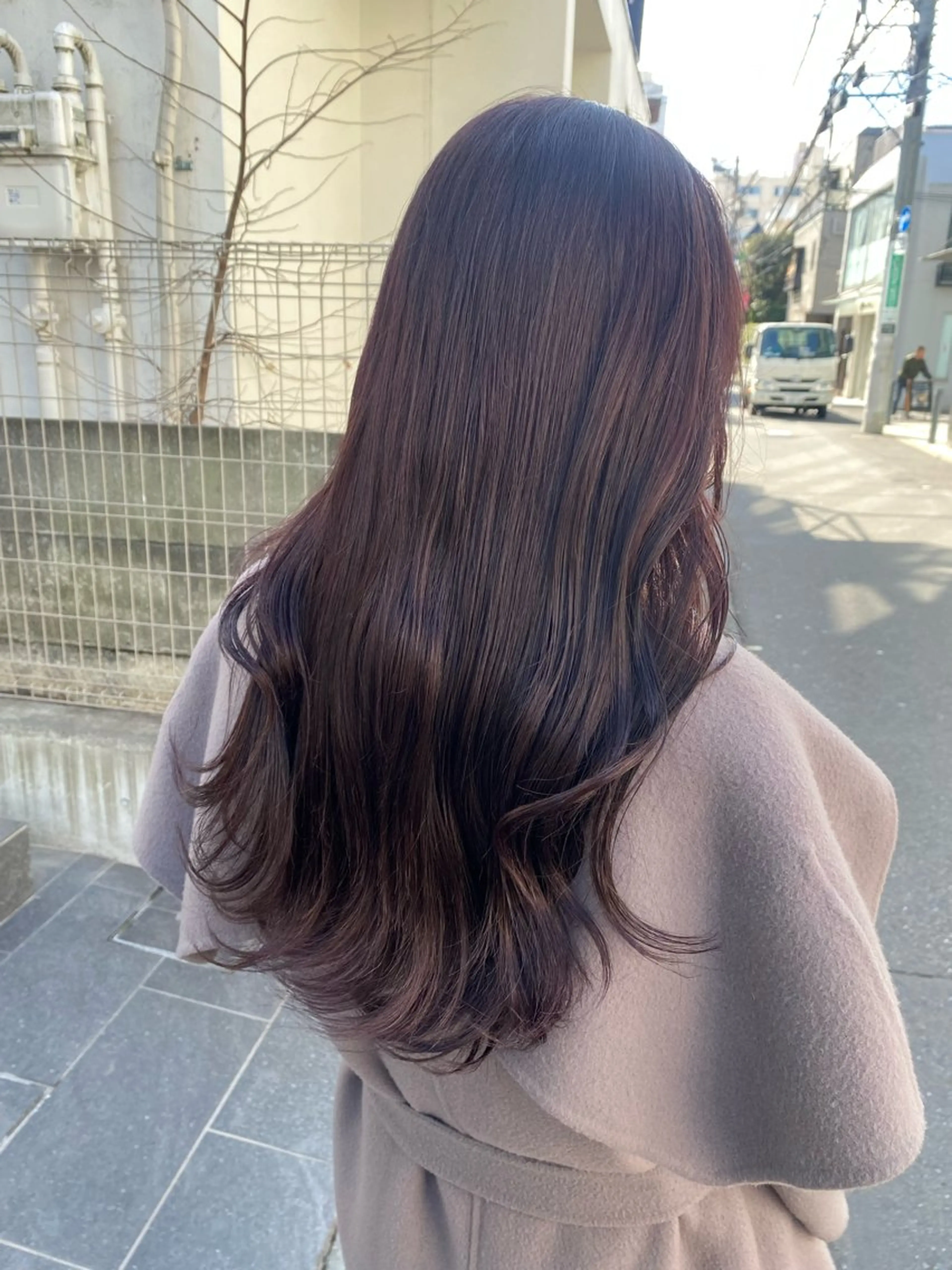 ロング カラー HANAME 原宿美容室のヘアスタイル