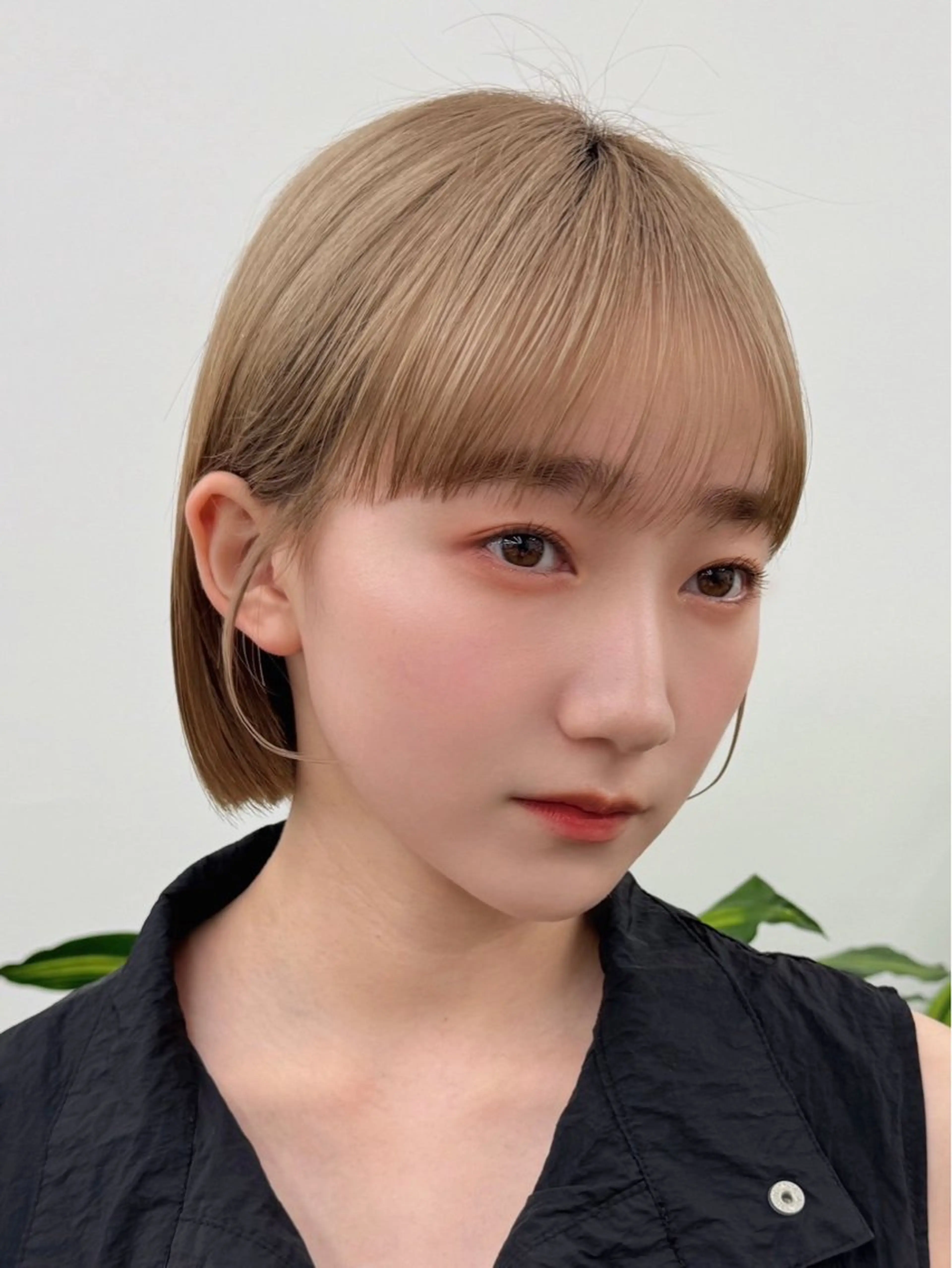 ショート 早田 華のヘアスタイル