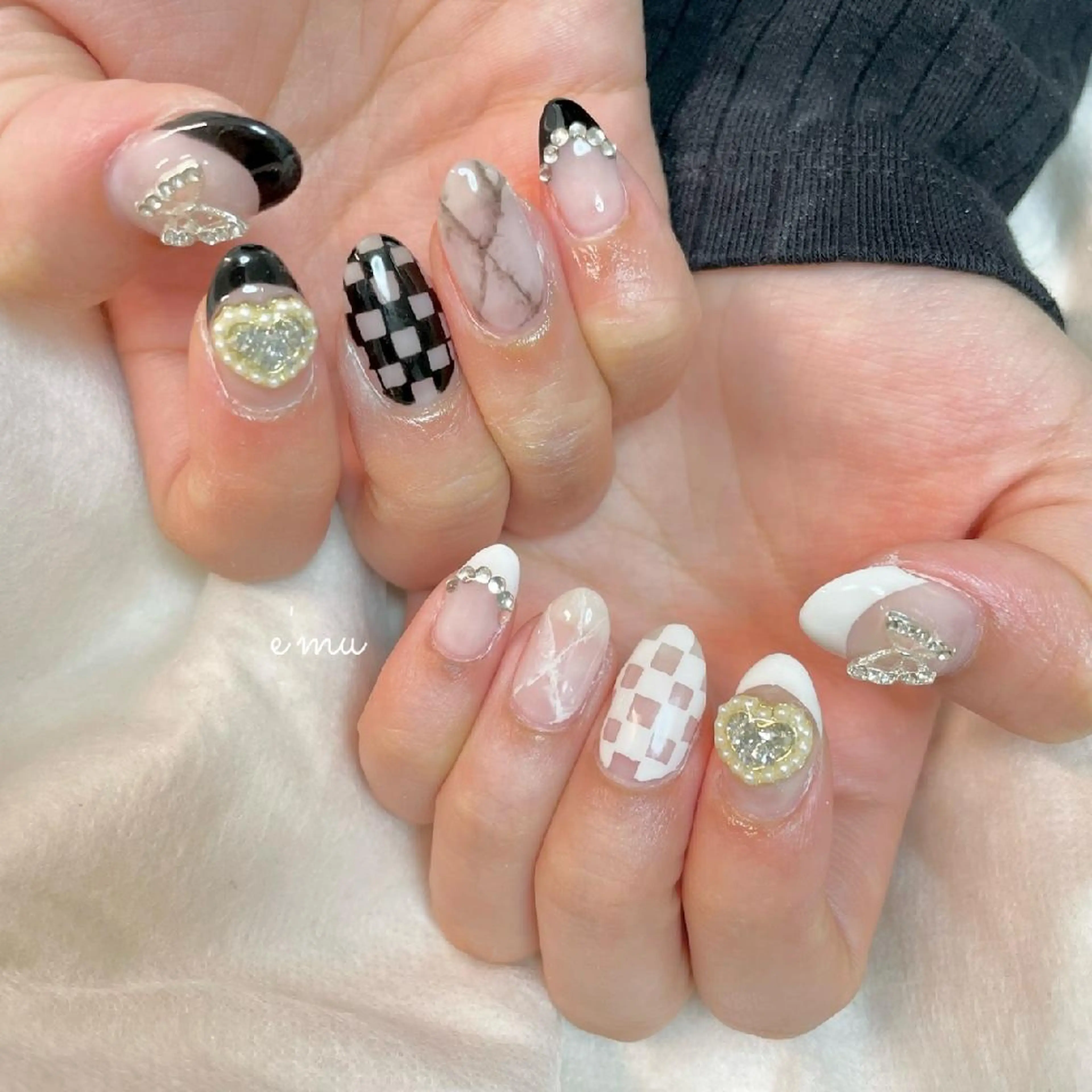 ネイル フレンチネイル nail salon e'mu💐のネイルデザイン