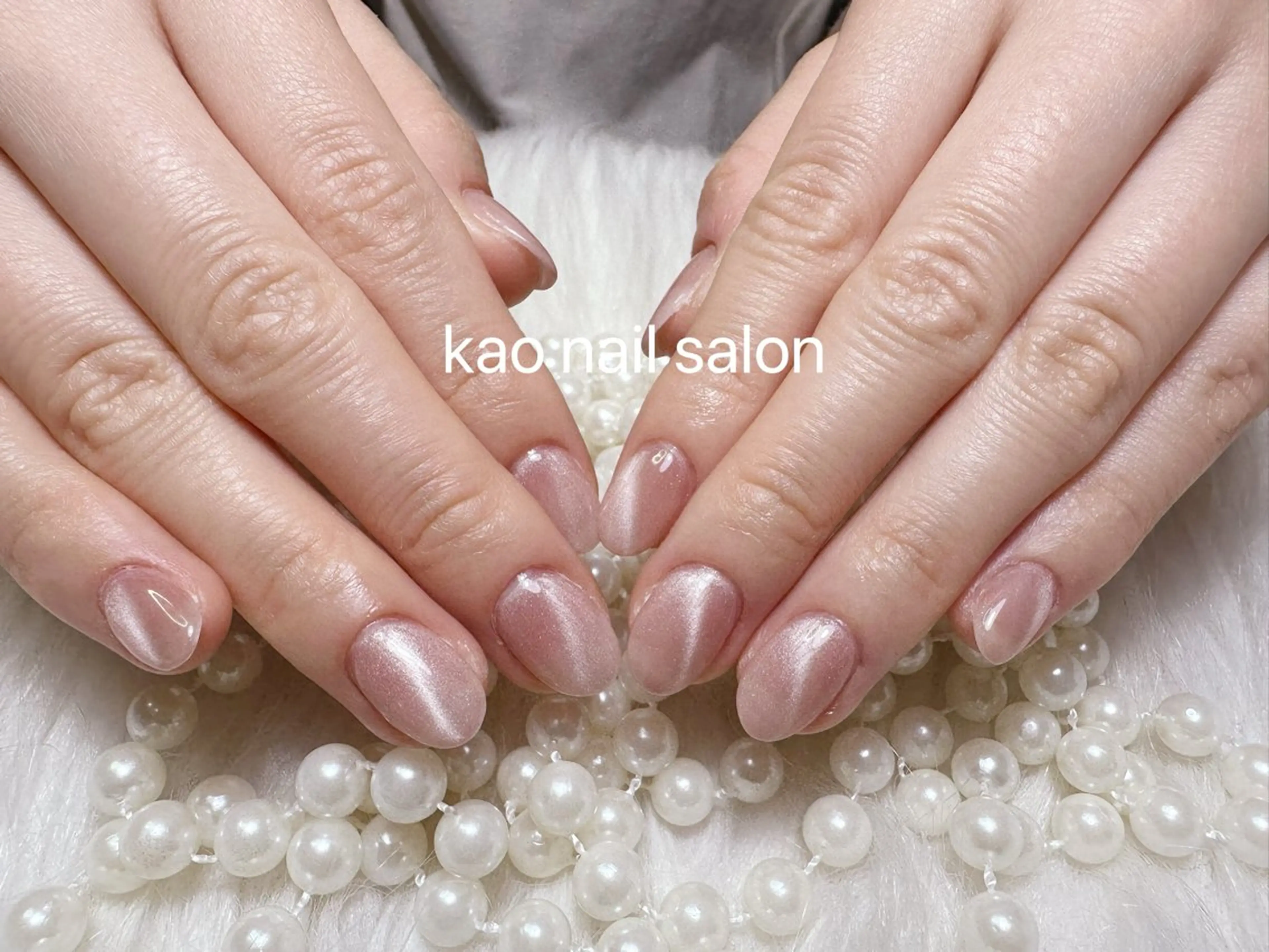 ネイル ハンドネイル kao nail マグネット/長さだしのネイルデザイン