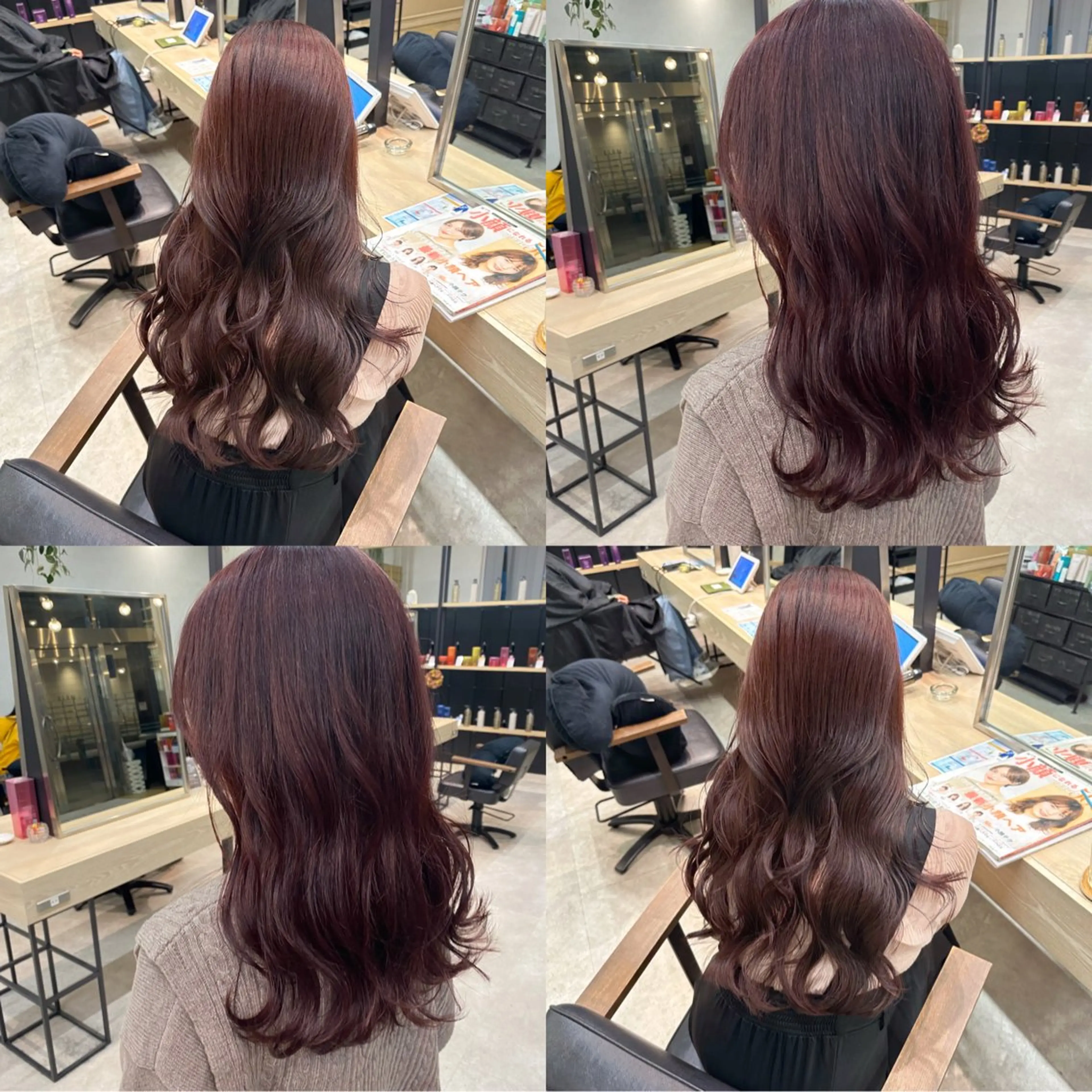 ロング カラー ICHIRI" 艶カラー/縮毛矯正のヘアスタイル