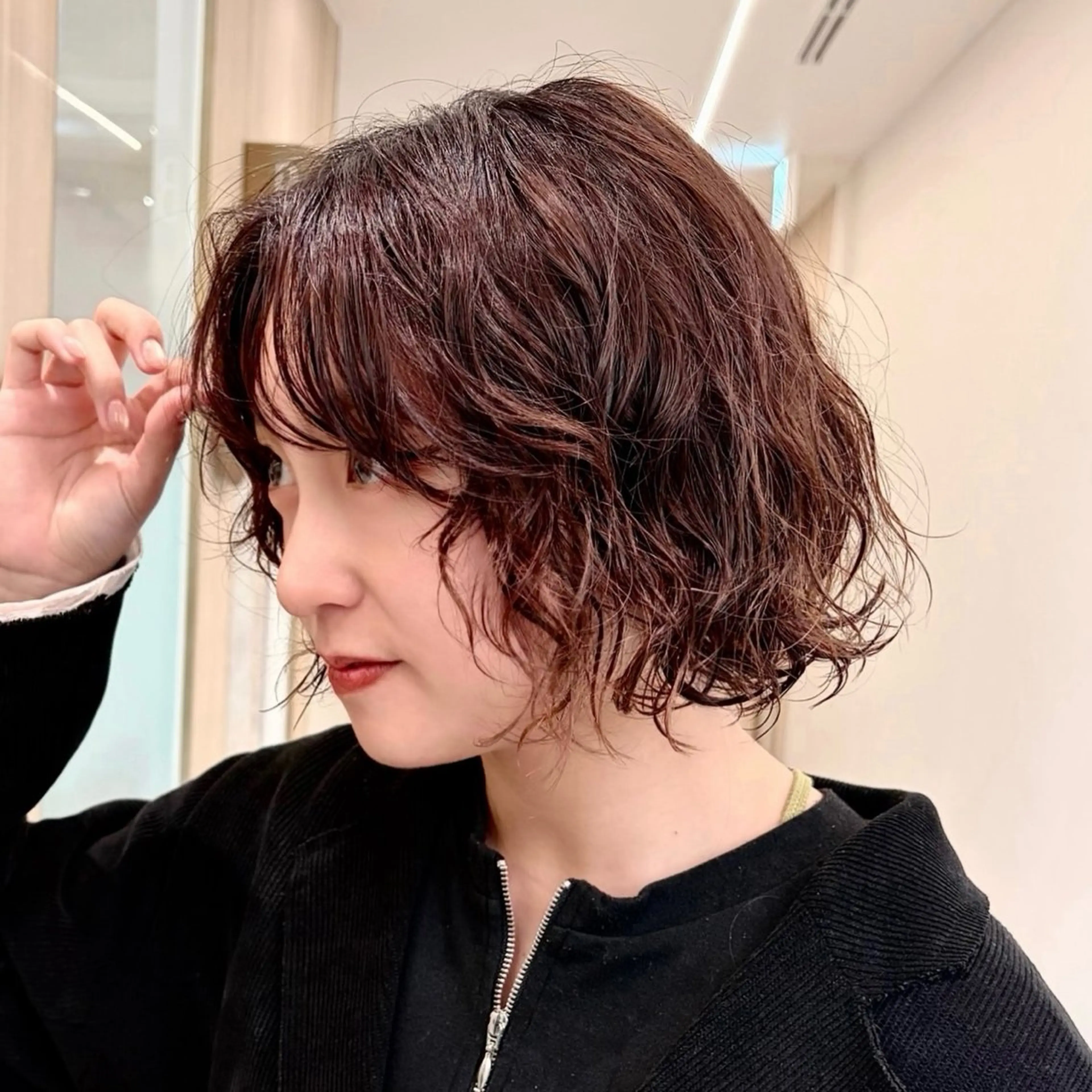 ミディアム カット パーマ カット特化 /BLUET/新宿のヘアスタイル