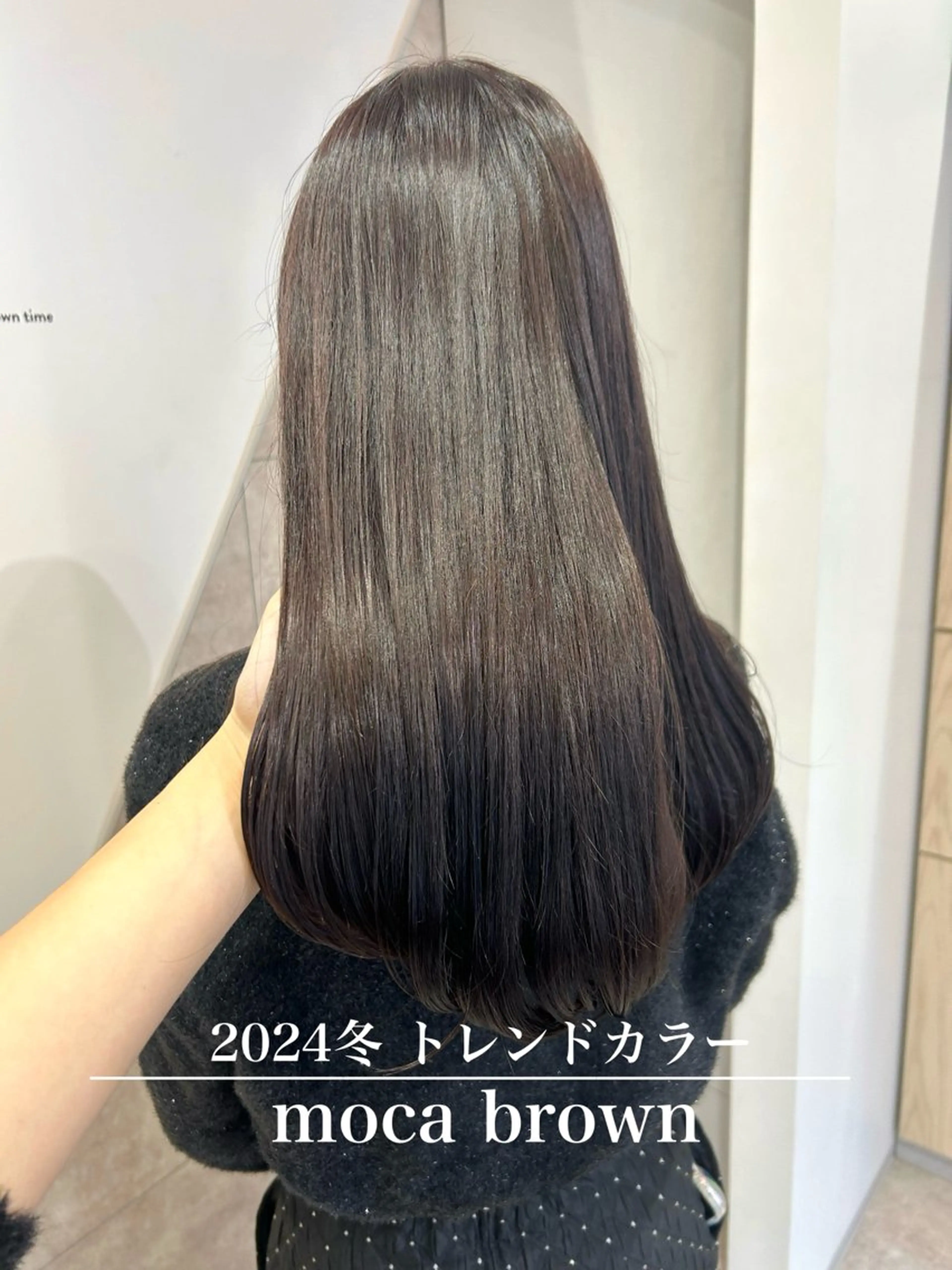 ロング カラー ベージュカラー ブリーチ ブリーチなしカラー カット ヘアカラー SAKINO． ベージュカラーのヘアスタイル
