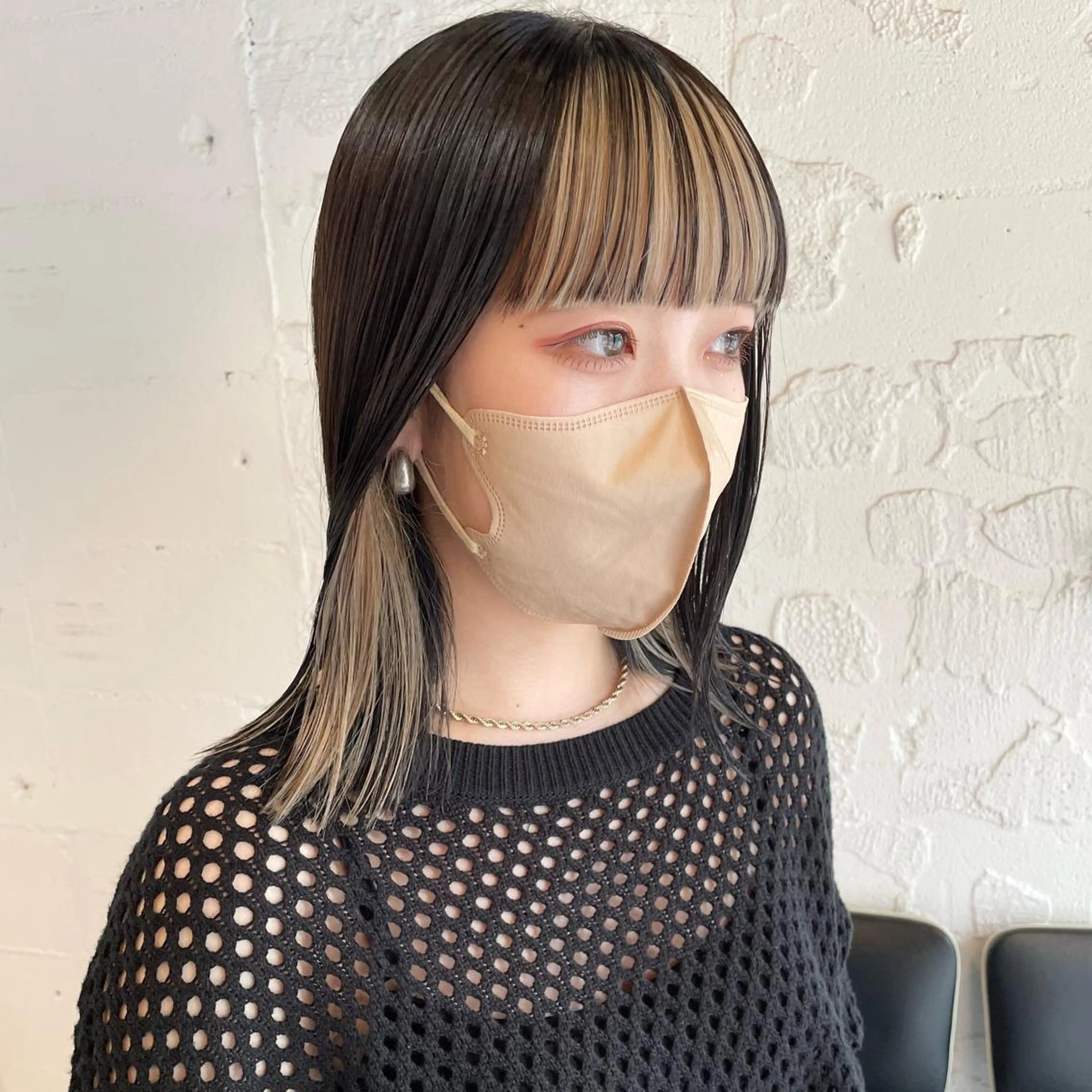 セミロング カラー 🌿レイヤーボブ/パ ーマ🌿　木梨健太のヘアスタイル