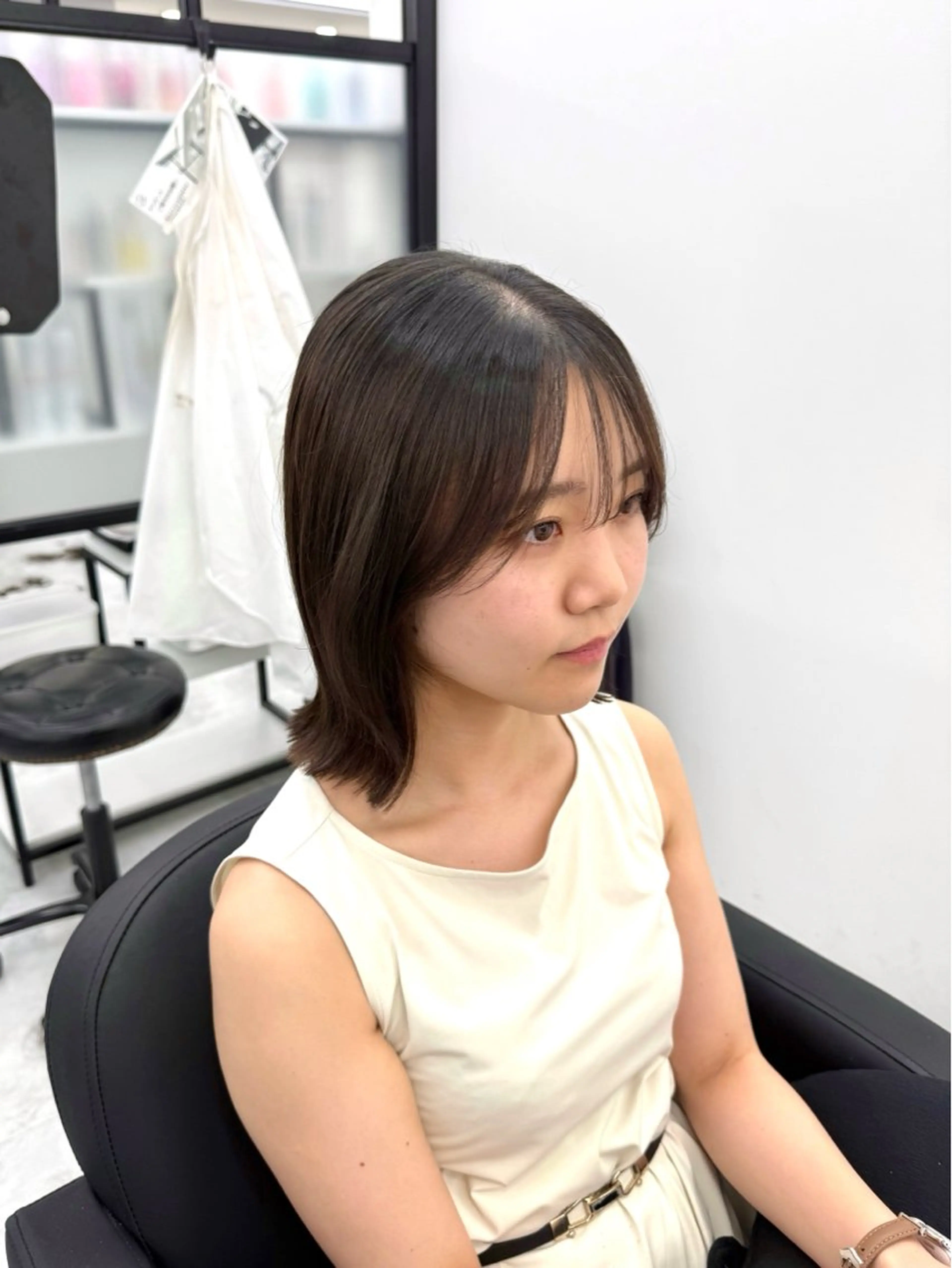 ミディアム efu.所属・miku 🍑髪質改善サロンのヘアスタイル