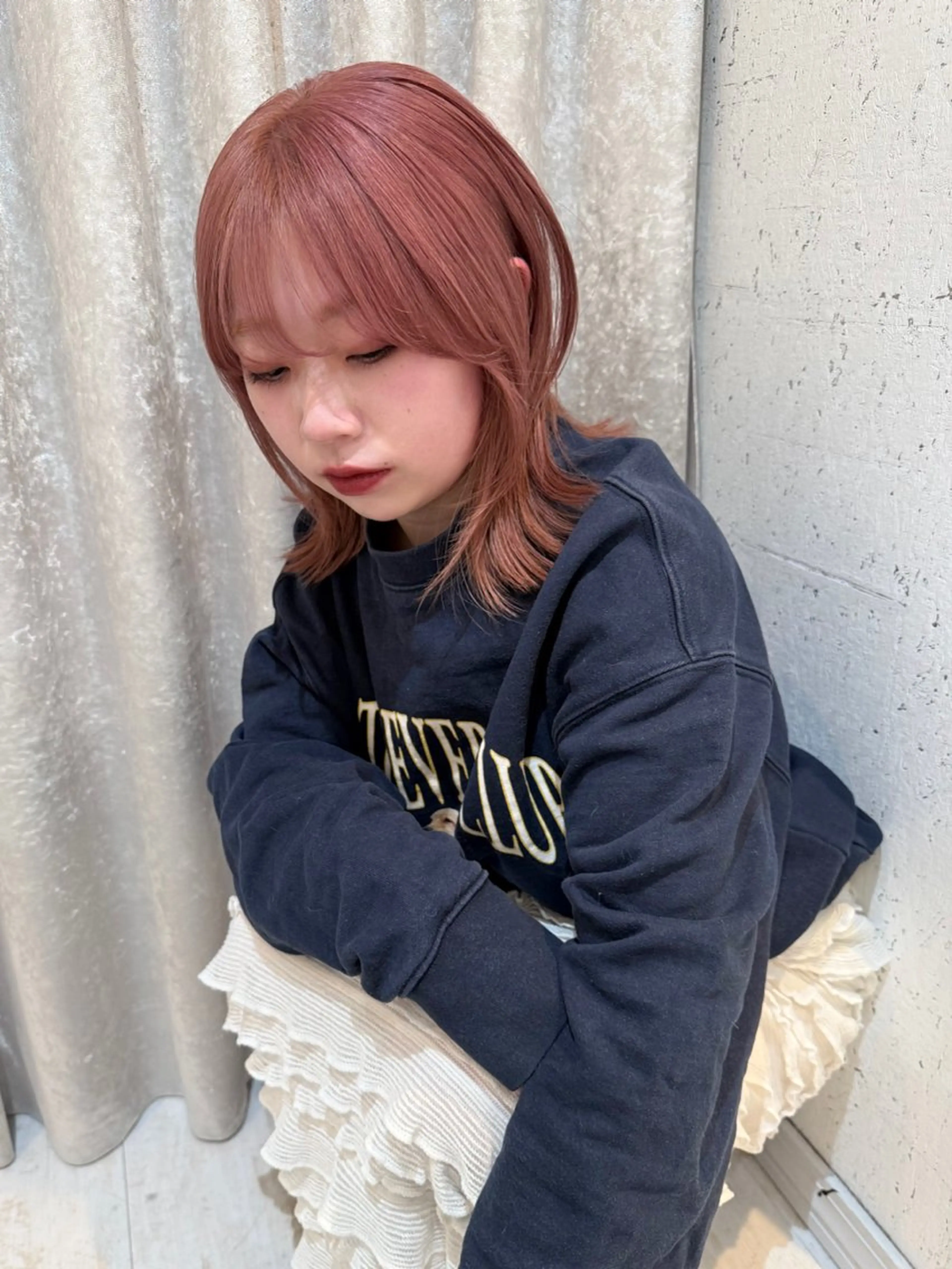 ミディアム カラー カット ヘアカラー トリートメント mai / linoah˚✧のヘアスタイル