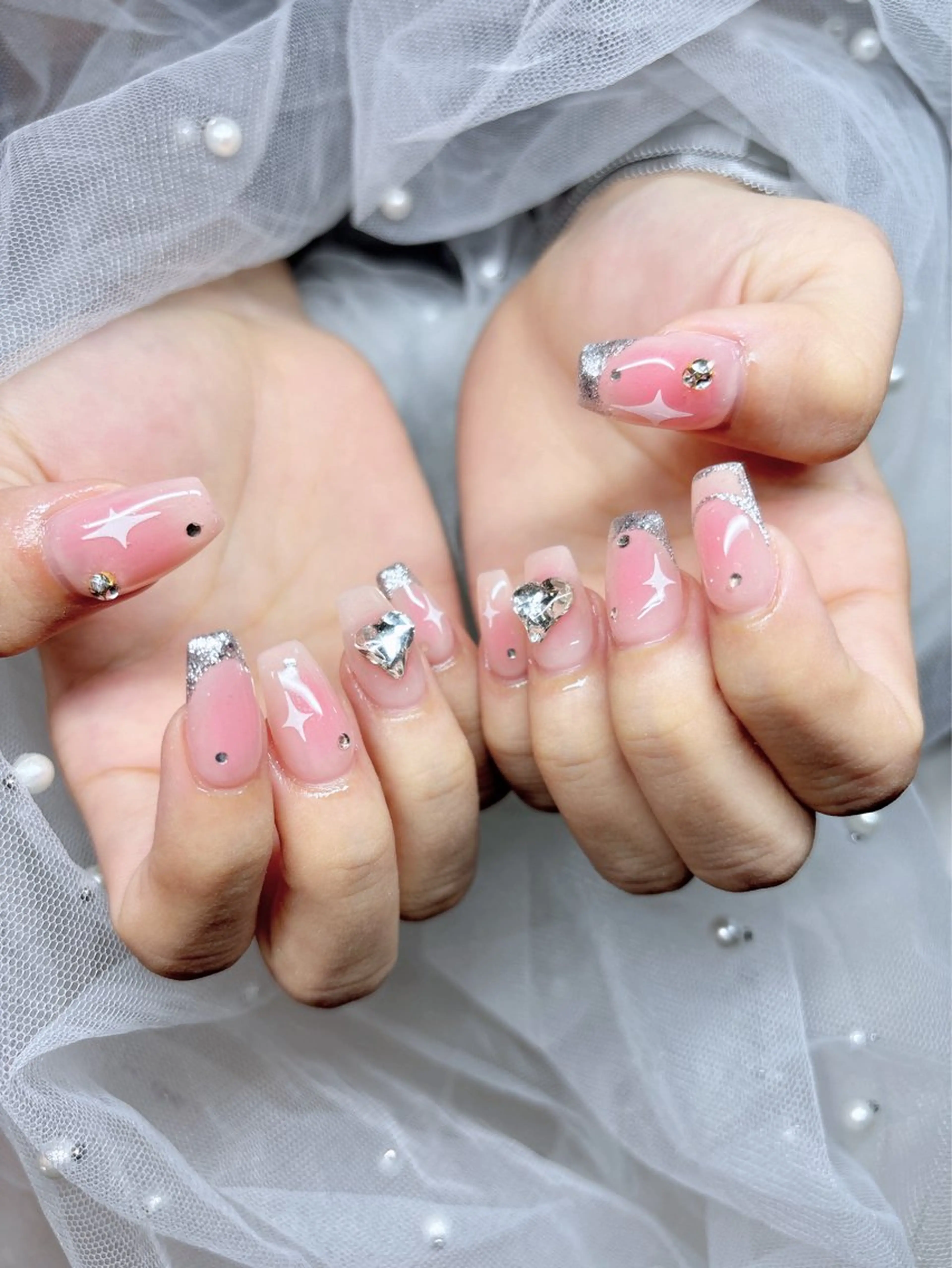 ネイル ピンク ワンホンネイル ハンドネイル happiness nailのネイルデザイン