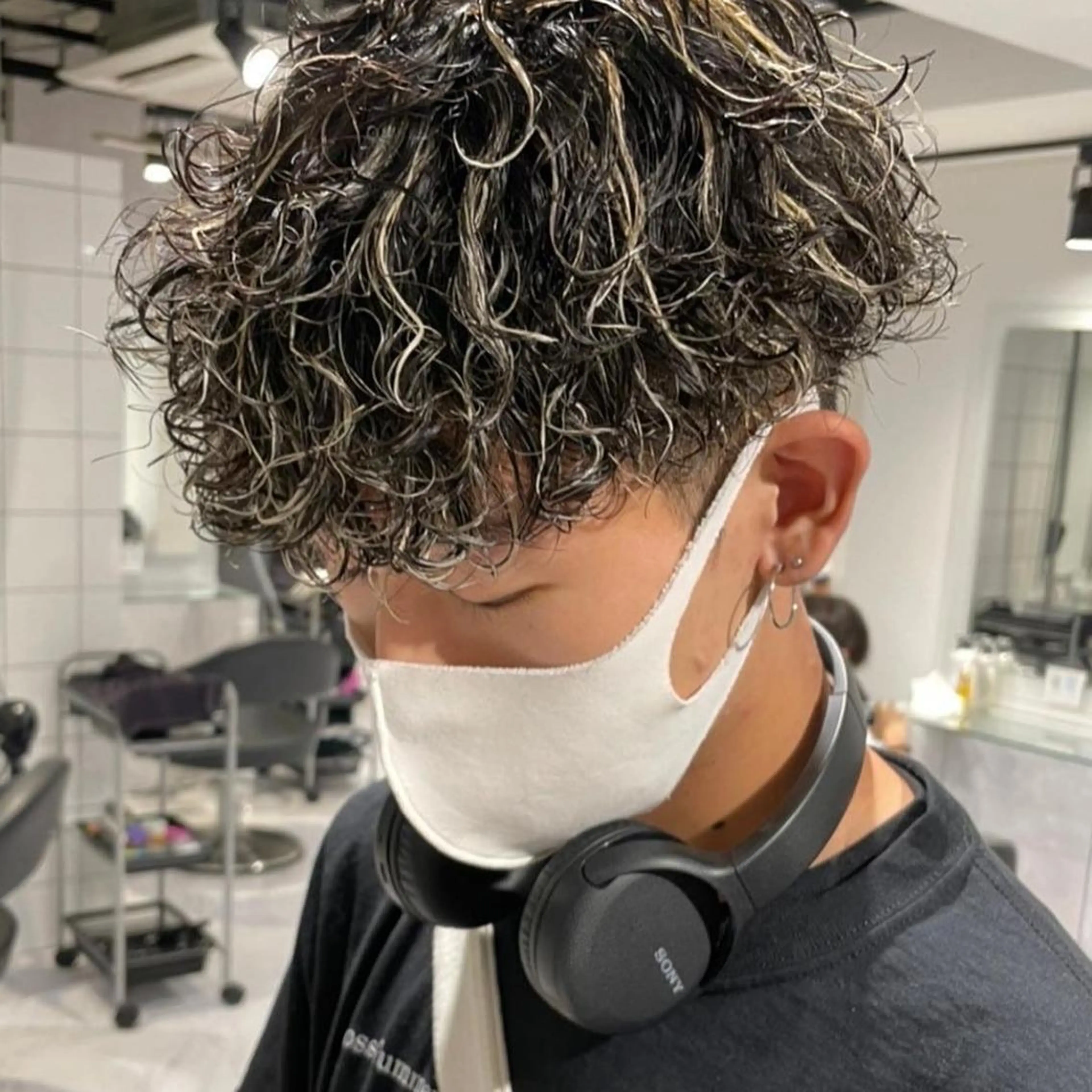 ショート カラー パーマ メンズ 【メンズ特化】 笹目純のヘアスタイル