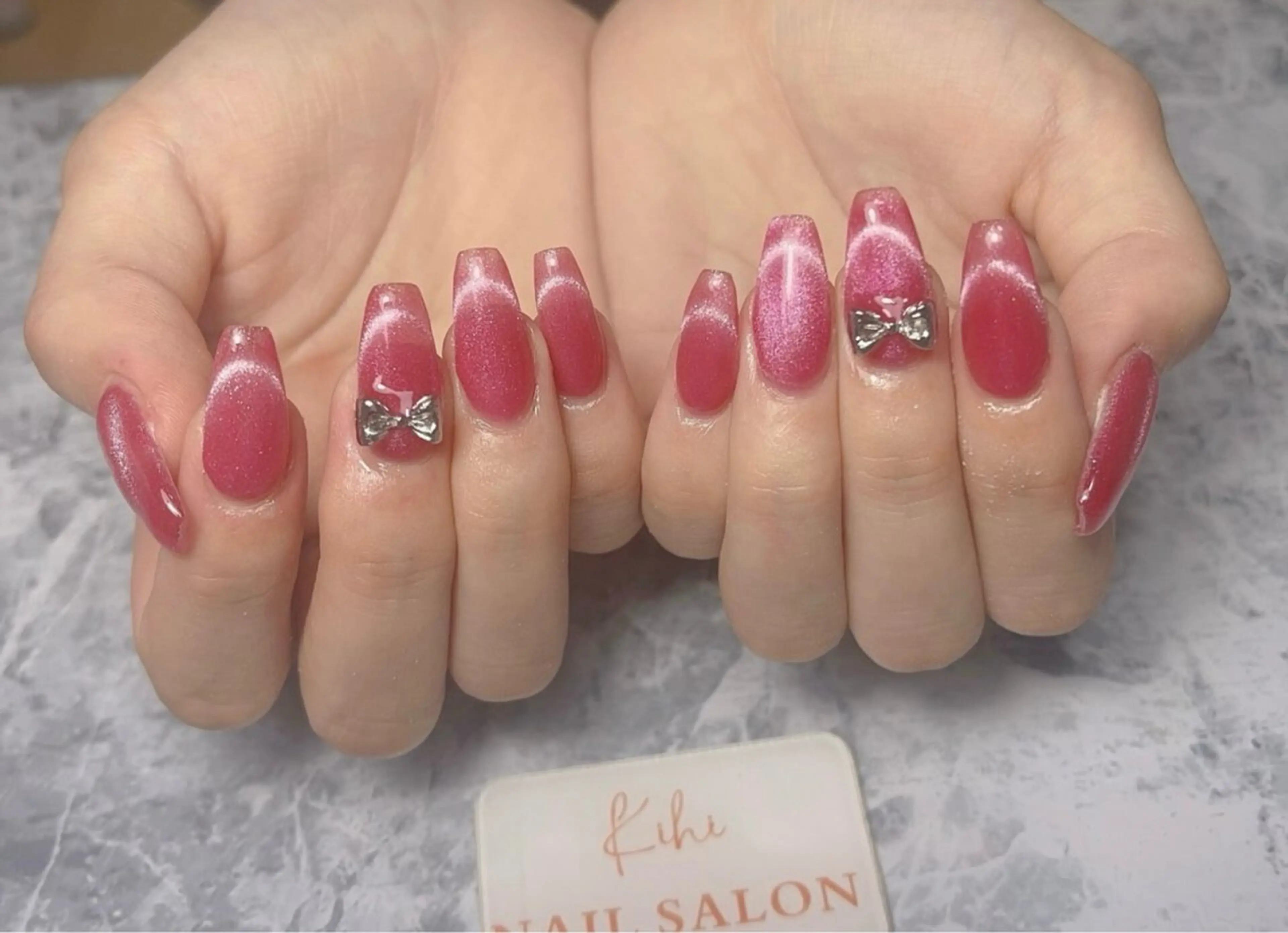 ネイル アートネイル ジェルネイル キラキラネイル 韓国ネイル スカルプネイル 清水 ユナのネイルデザイン