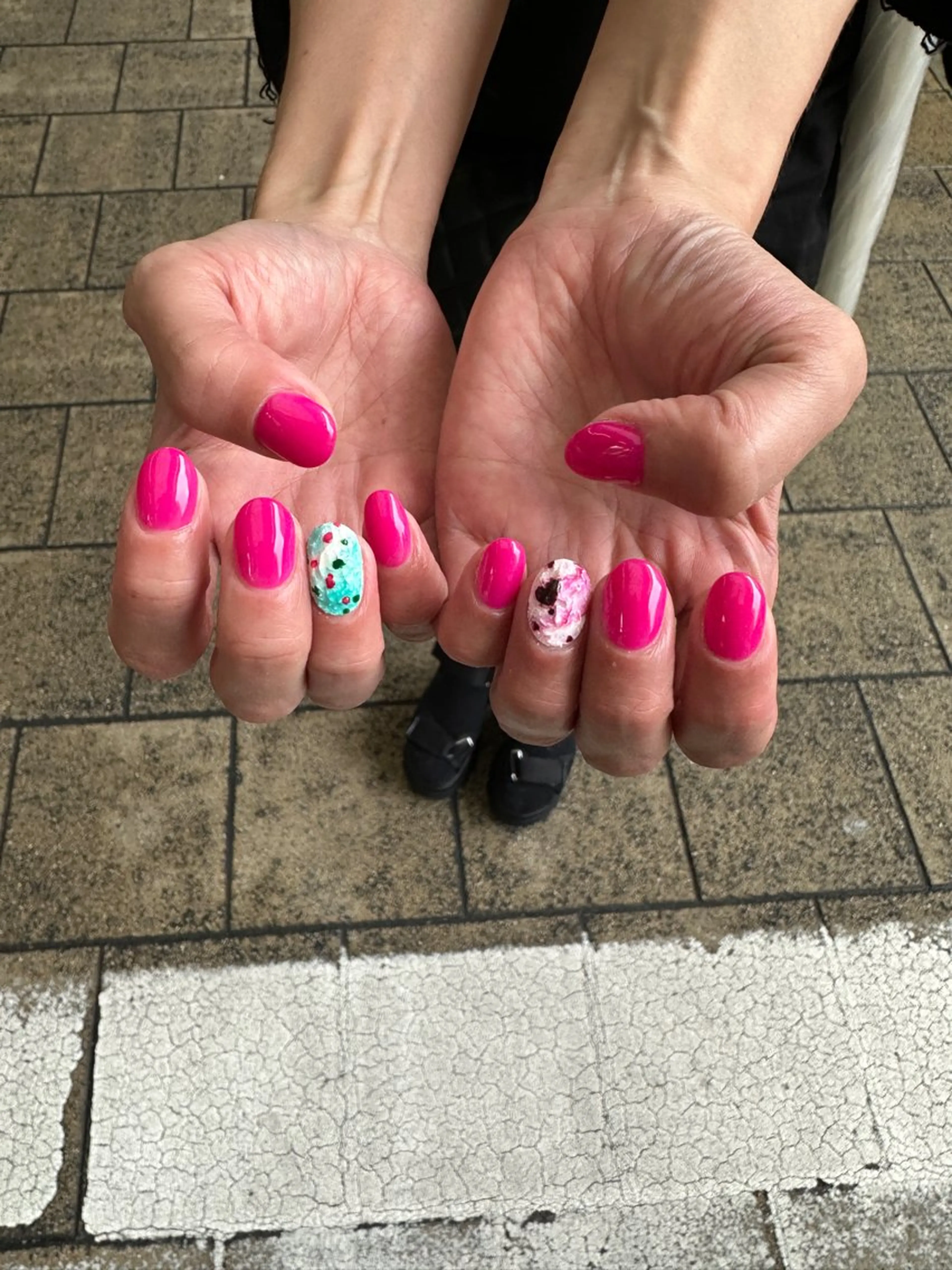 ネイル ハンドネイル フットネイル nailsalon ∞ ﾐｶﾅﾙ ∞のネイルデザイン