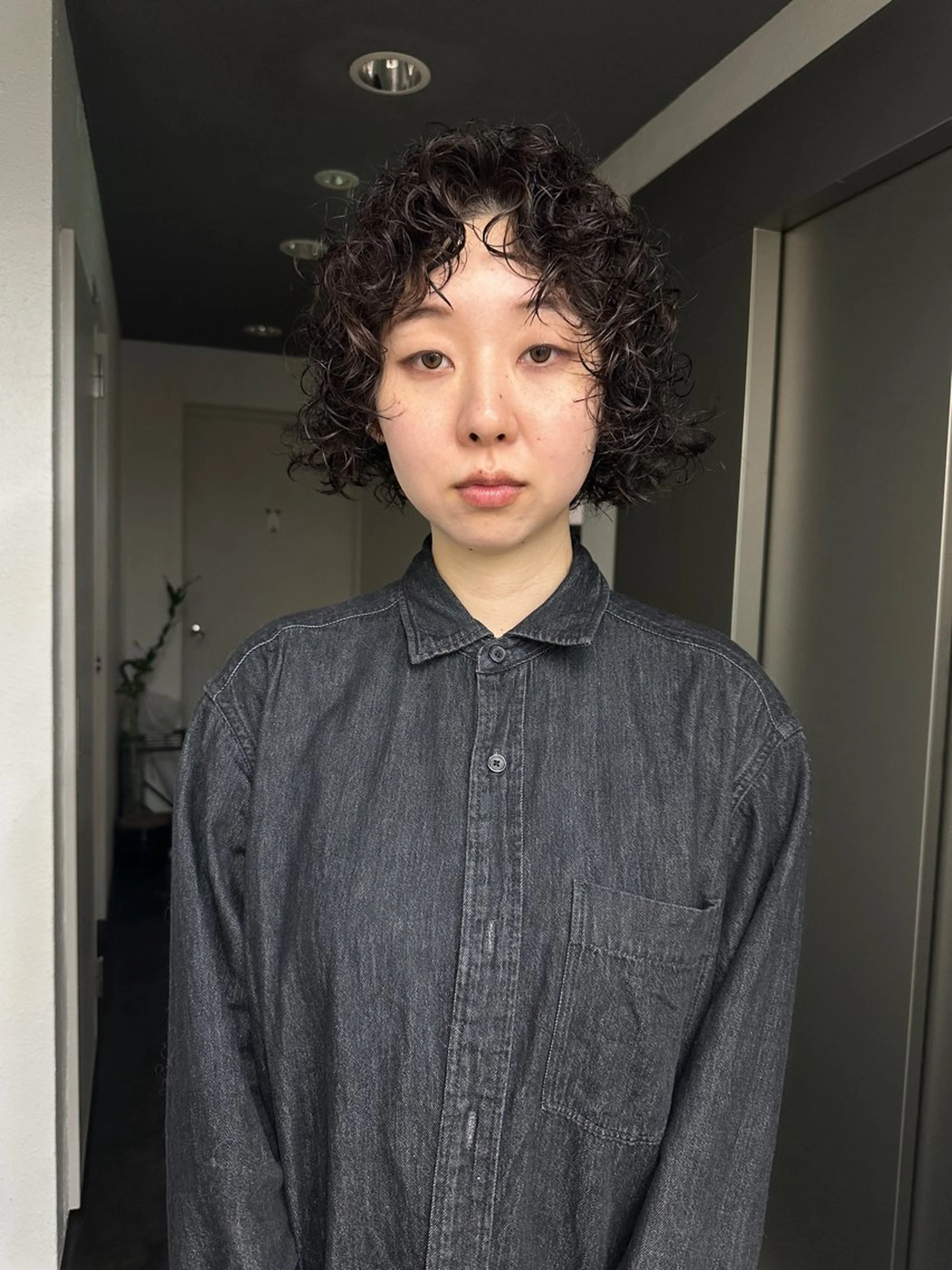 ショート パーマ くせ毛 カット パーマ ボブ/レイヤー/ケア パーマ/リュウタのヘアスタイル