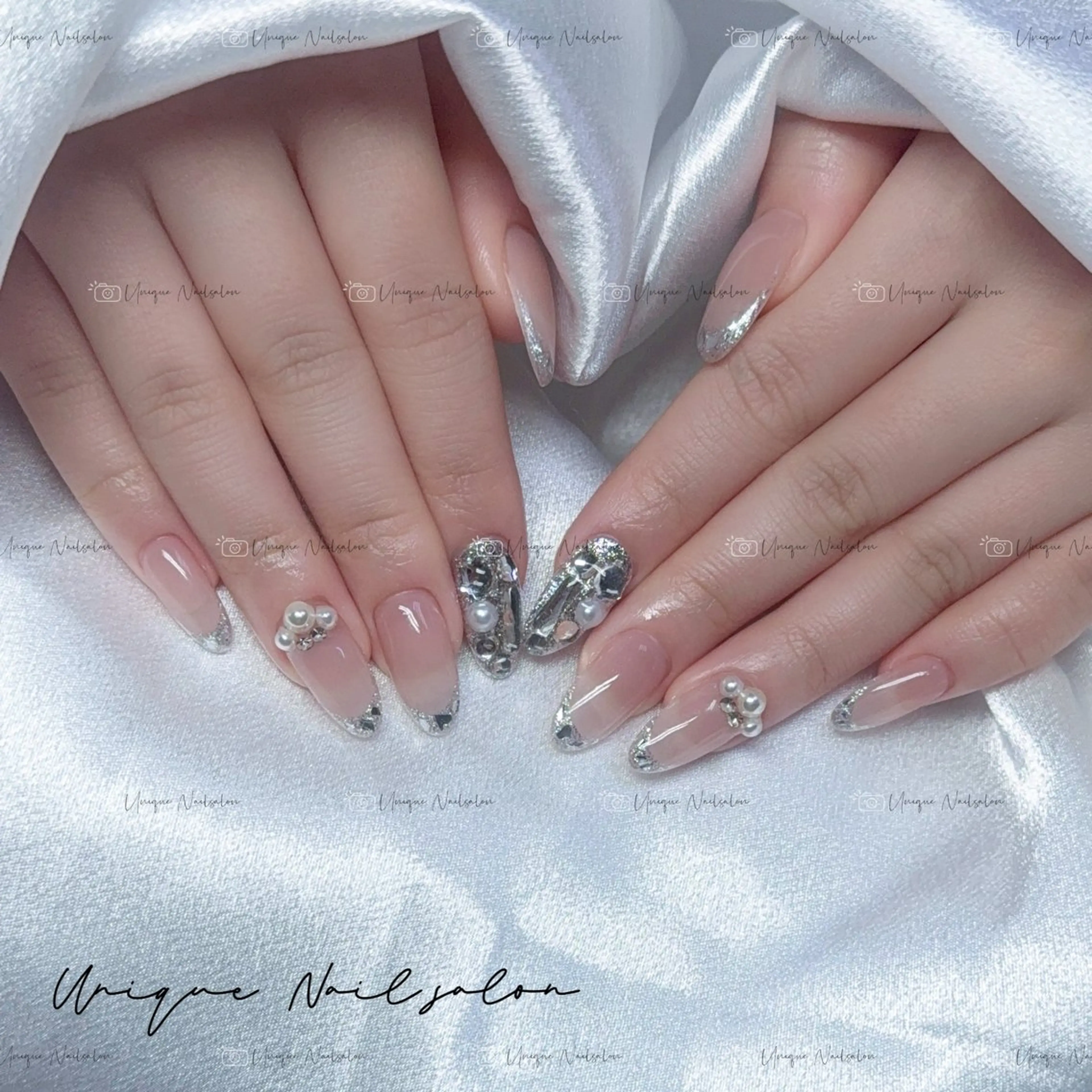 ネイル ハンドネイル ハンドケア UniqueNail 長さだし専門店のネイルデザイン