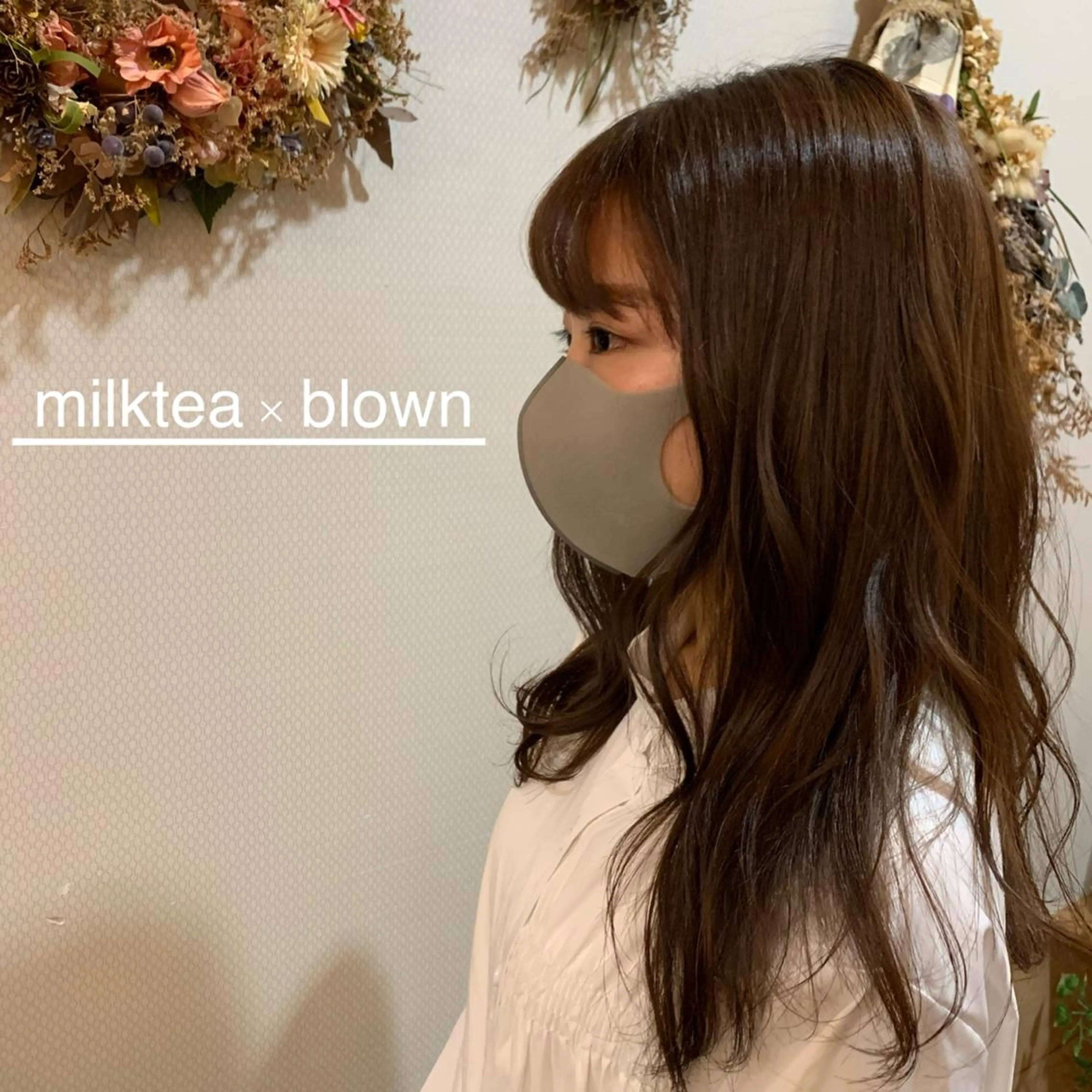 ミディアム カラー ブリーチ ブラウンカラー STARRY所属・石田 佳恋のヘアスタイル