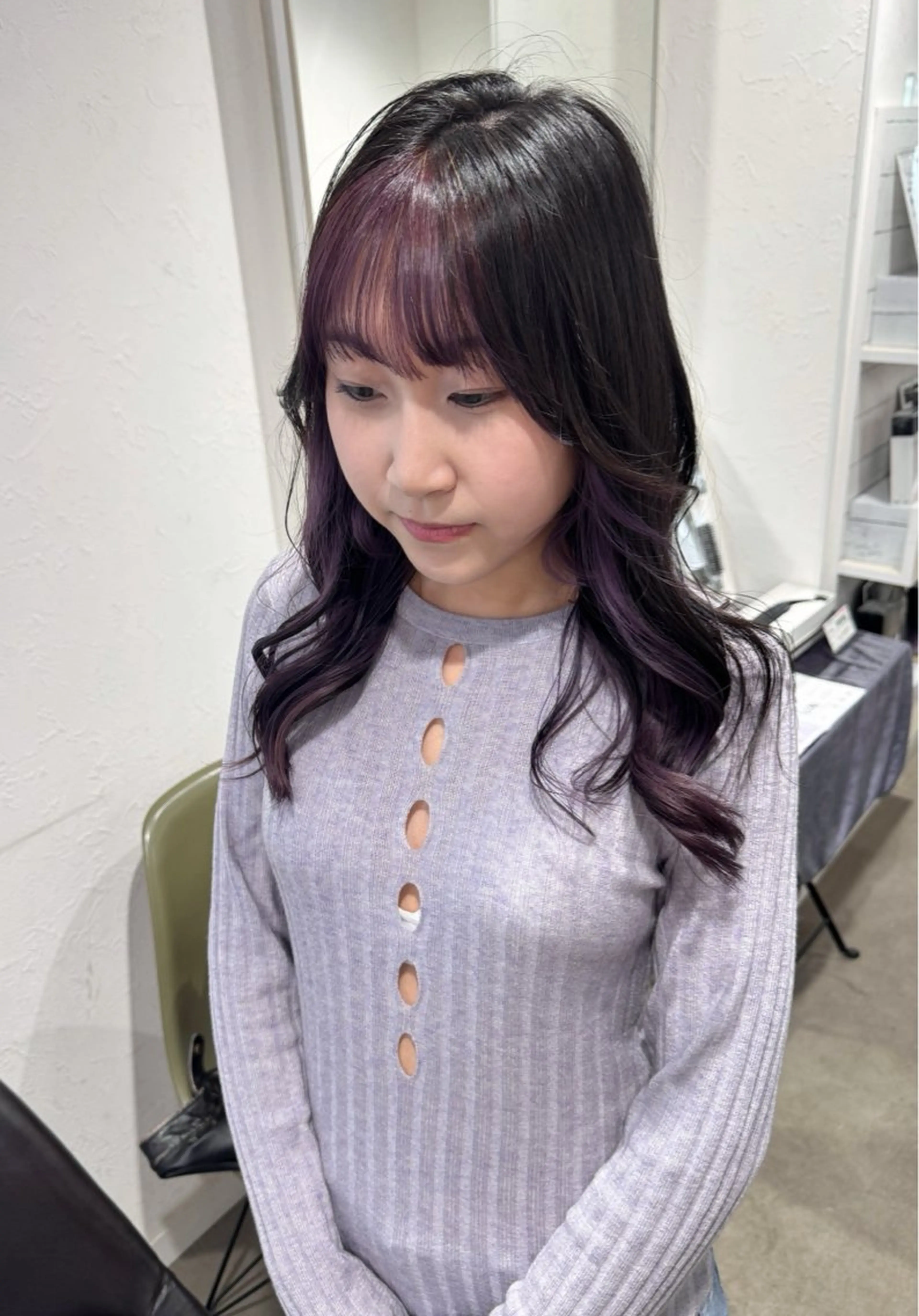 ロング カラー ハイトーン/レイヤー /艶カラー🎀のヘアスタイル