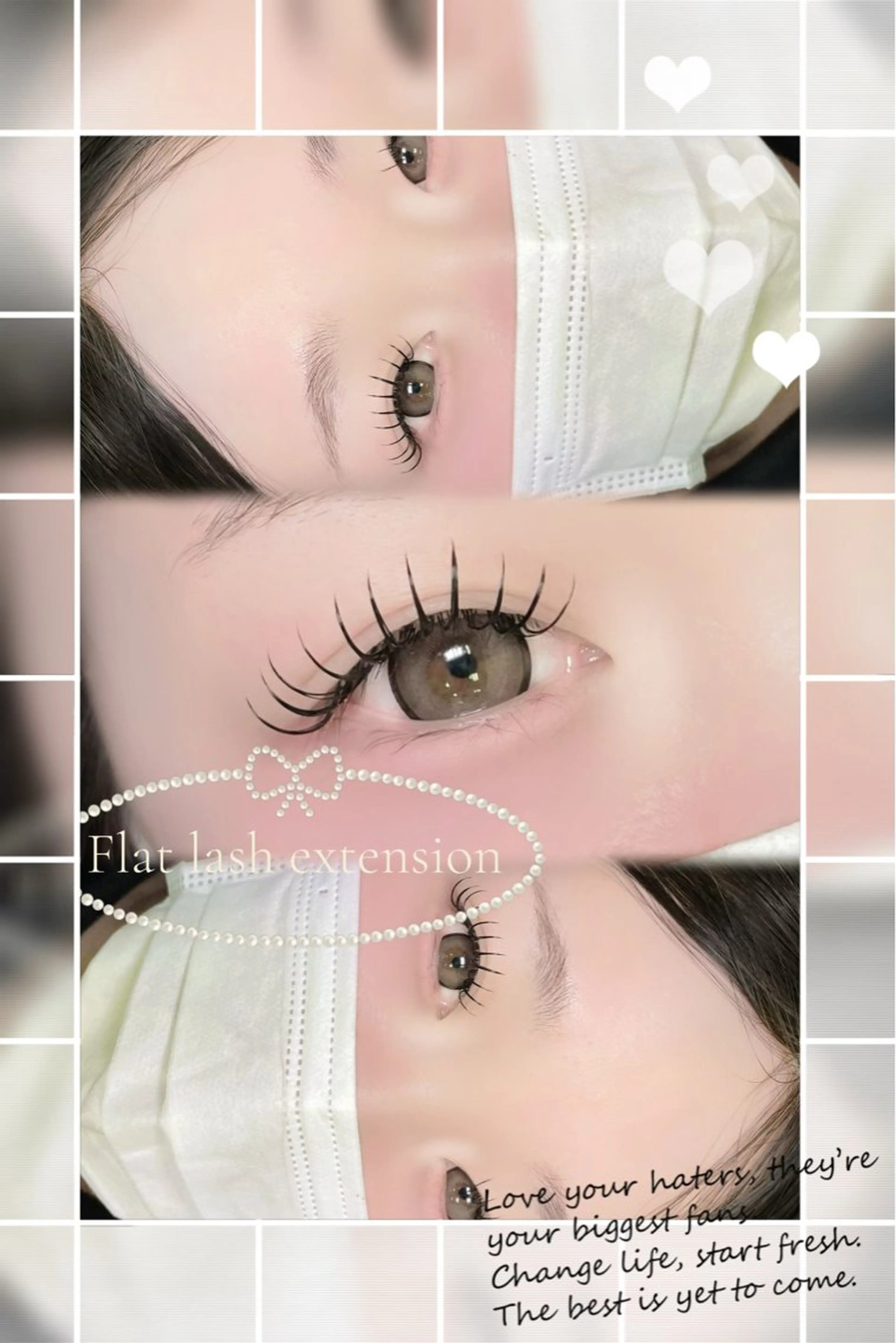 マツエク・マツパ マツエク 大阪梅田 SAKI 韓国風束感まつ毛のマツエク・マツパデザイン