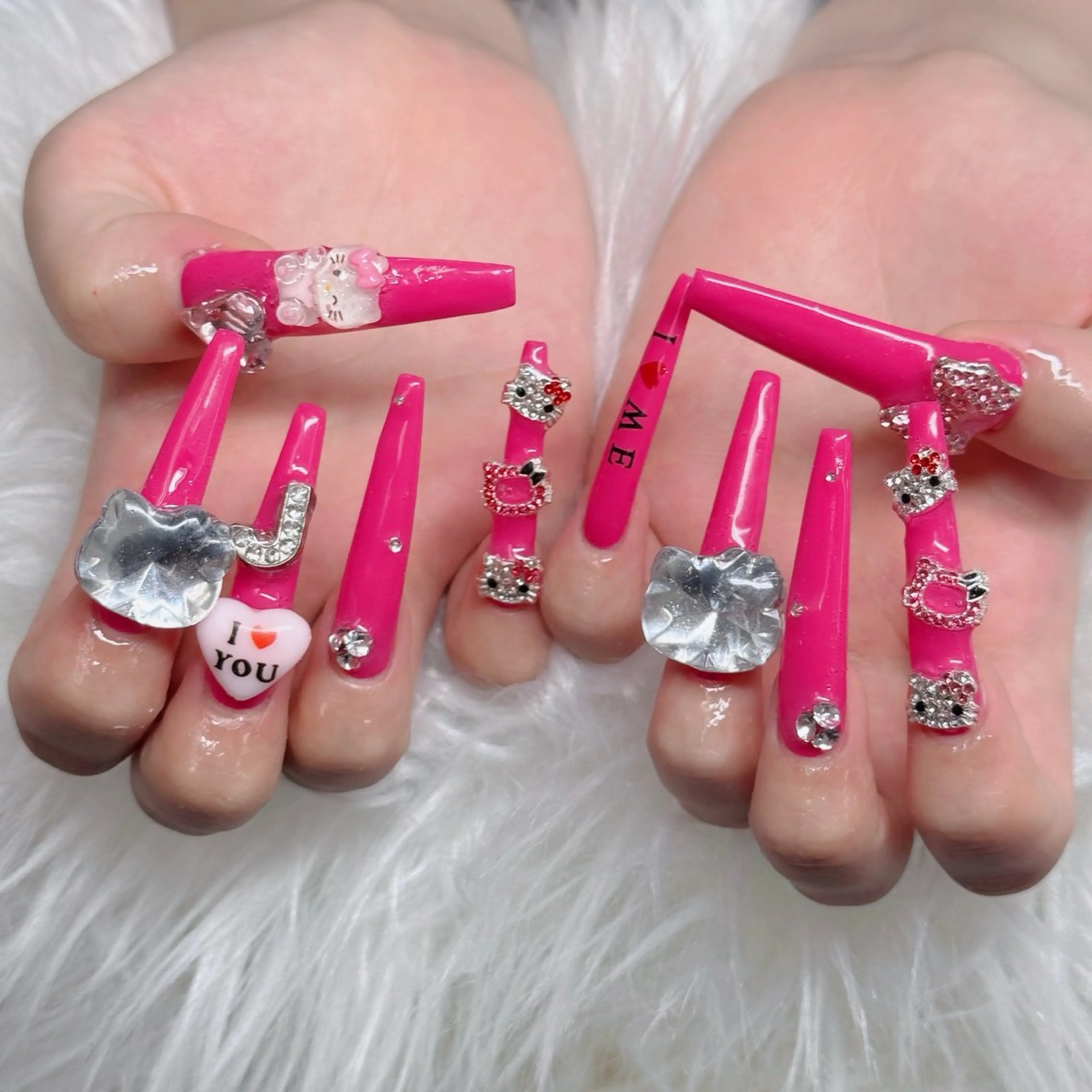 ネイル フットネイル フレンチネイル グラデーション 韓国ネイル ロングネイル Hani Nail Salonのネイルデザイン